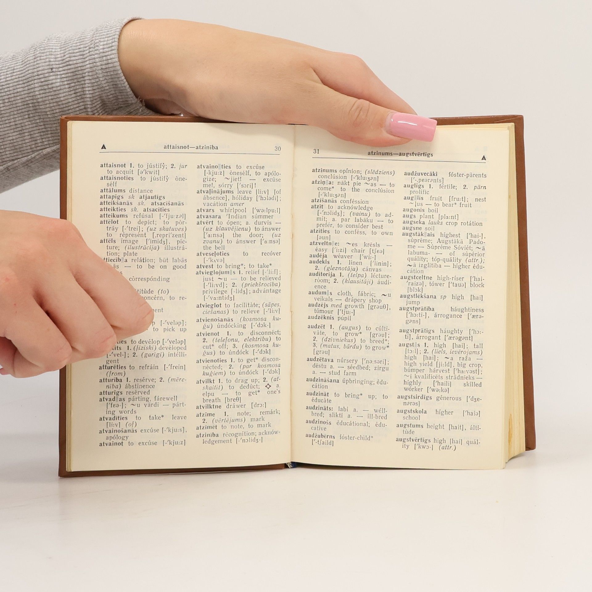 I. Birzvalka Latviešu-angļu vārdnīca. Latvian-English Dictionary
