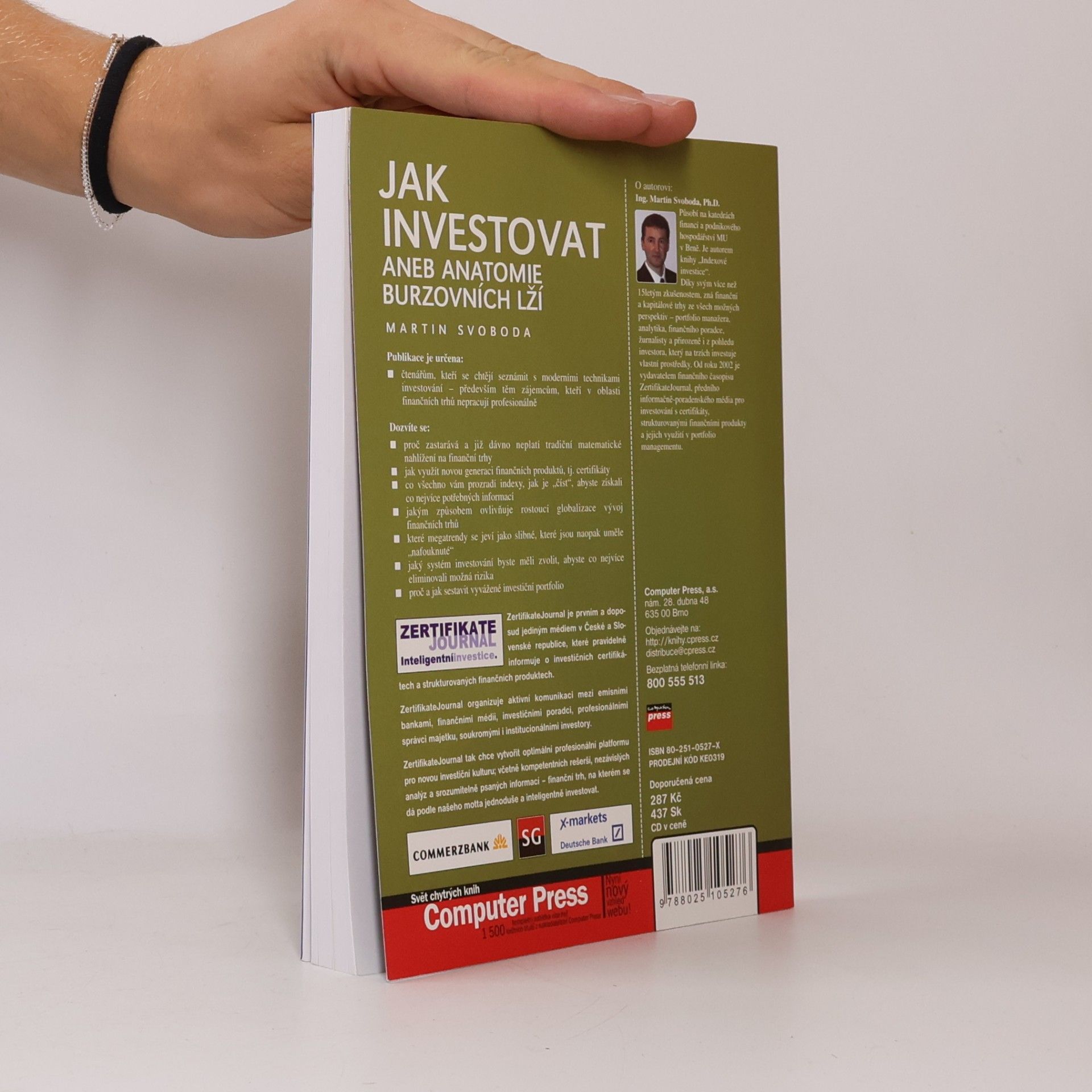 Martin Svoboda Jak investovat, aneb, Anatomie burzovních lží