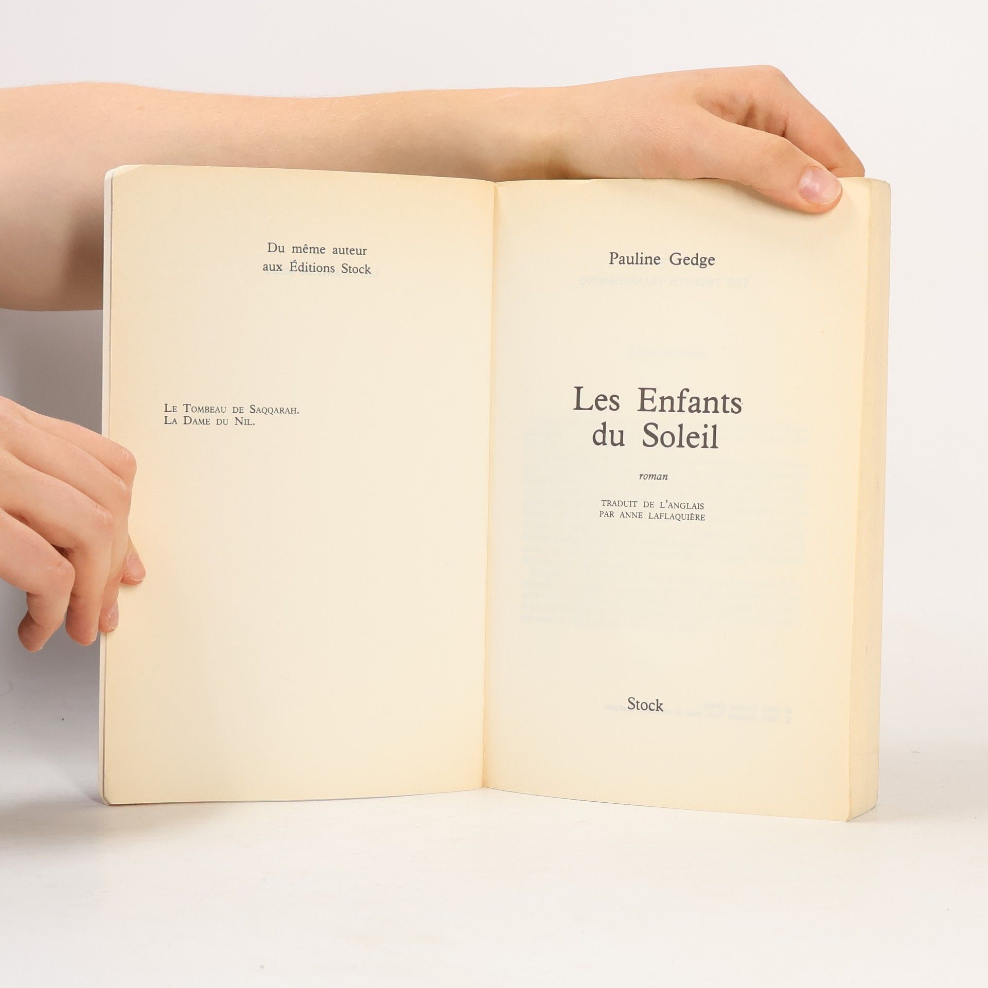 Pauline Gedge Les enfants du soleil