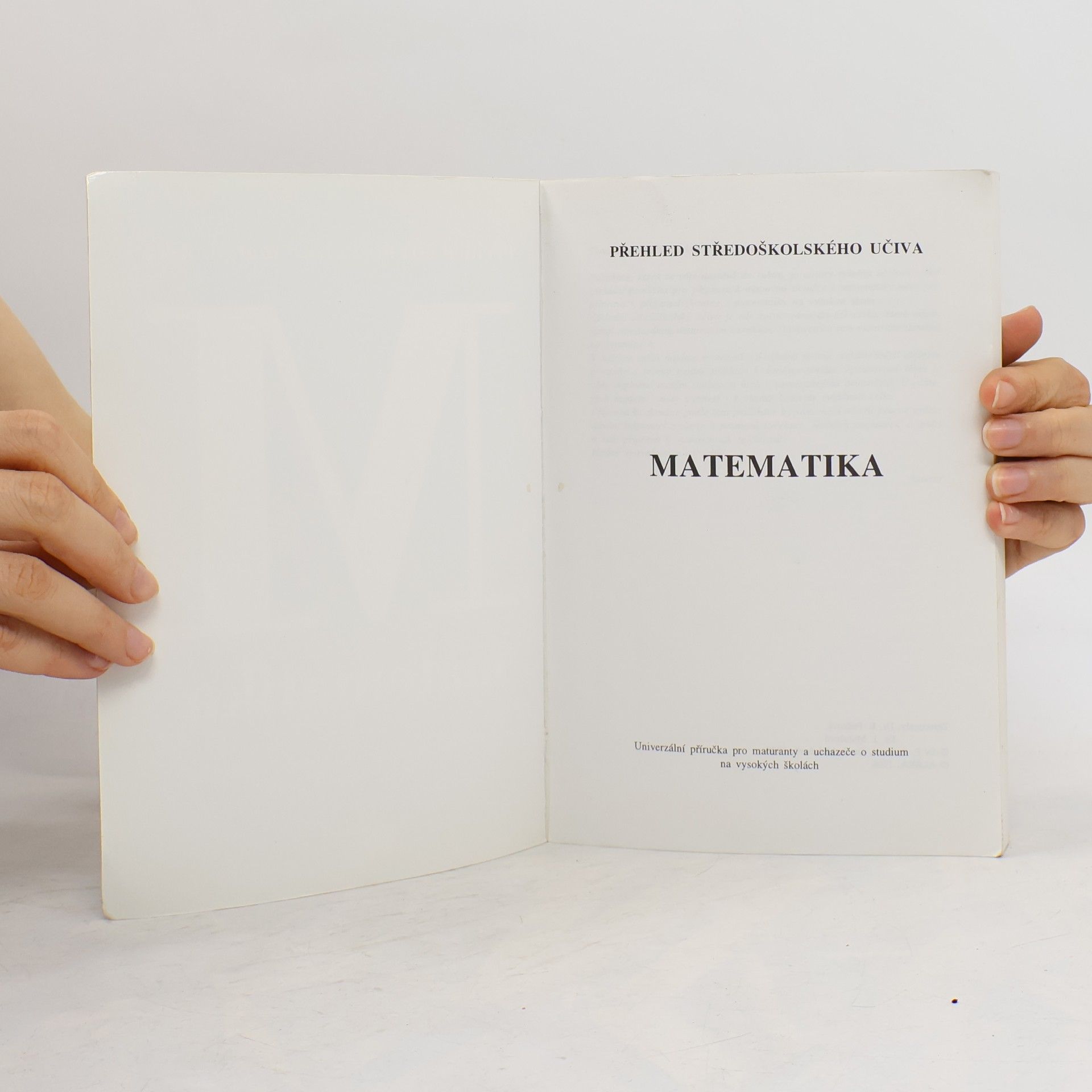 E. Pešková Matematika. Přehled středoškolské matematiky