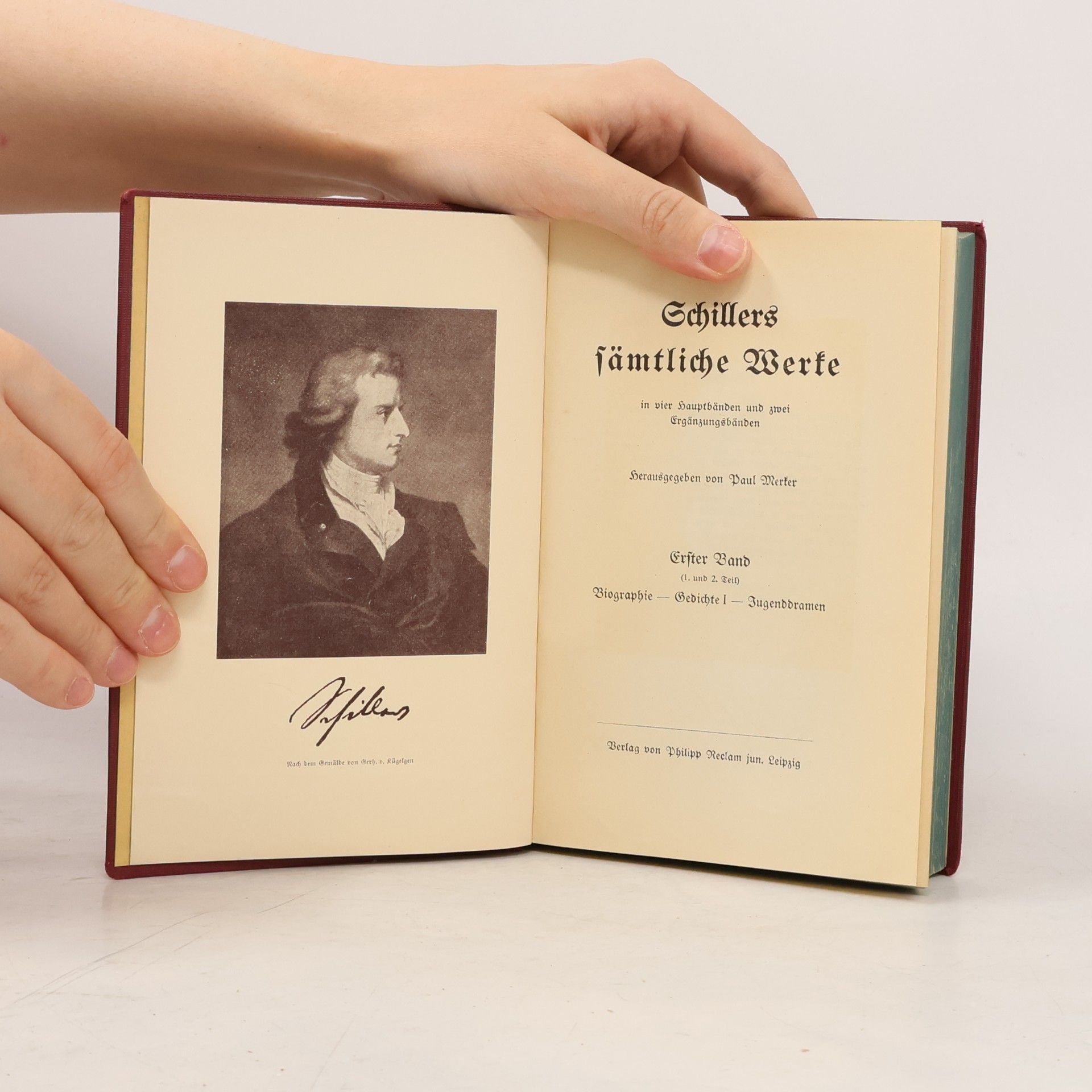 Friedrich Schiller Schiller Werke 1