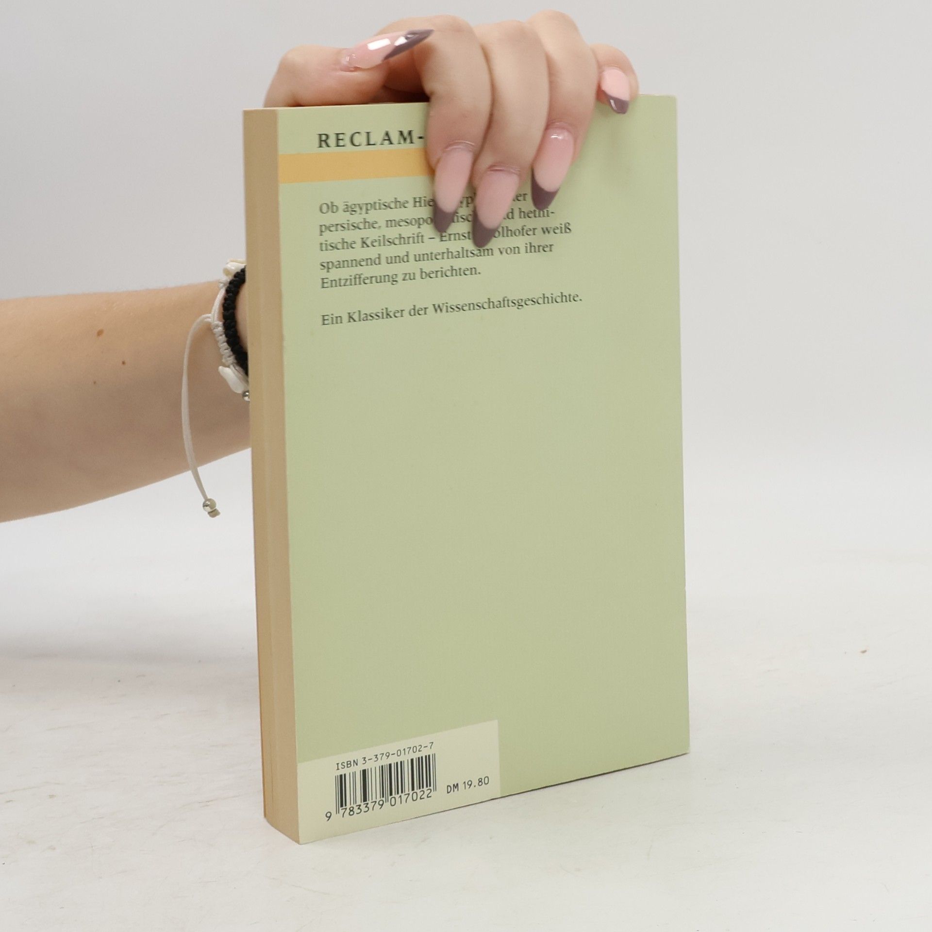 Ernst Doblhofer Die Entzifferung alter Schriften und Sprachen