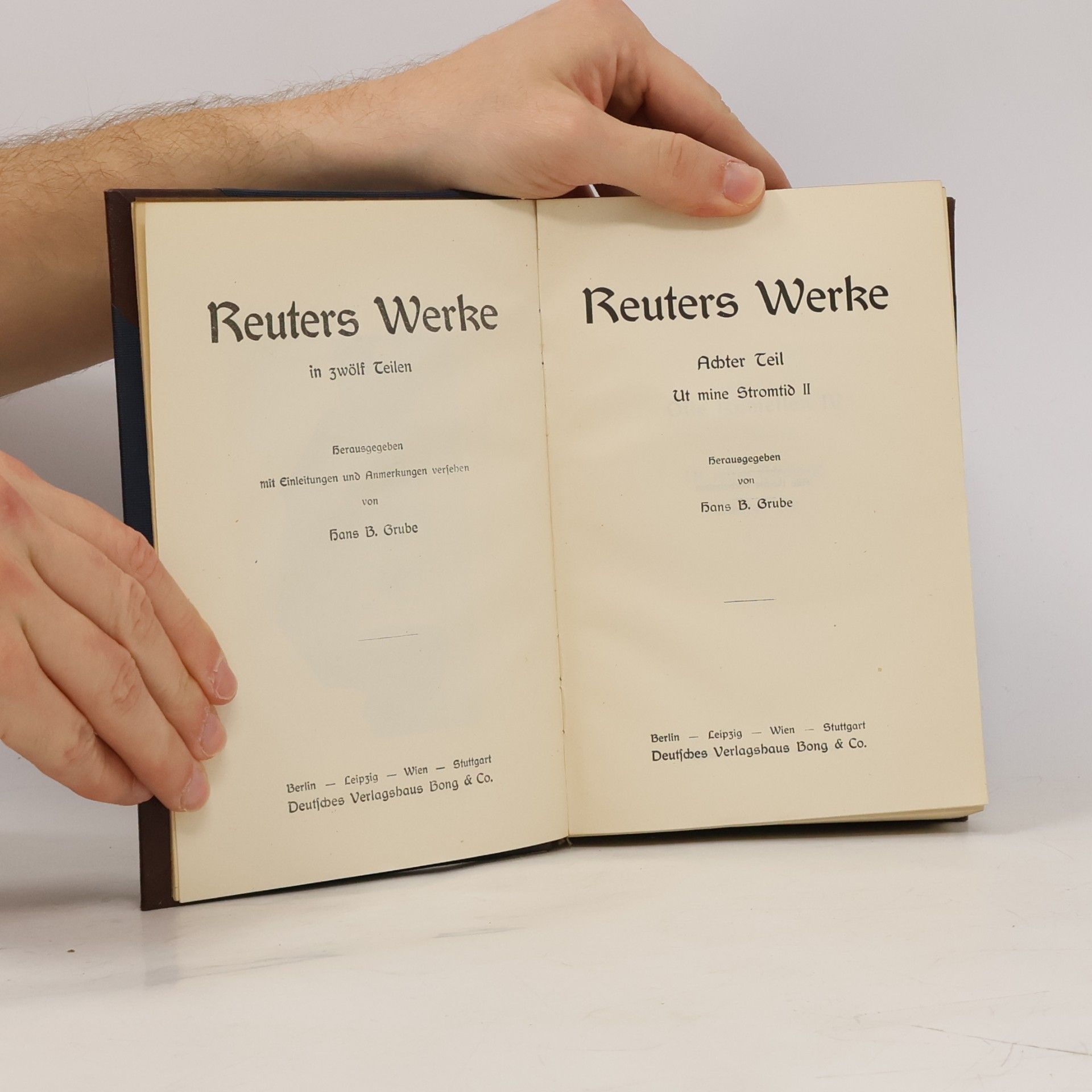 Fritz Reuter Reuters Werke 8-10