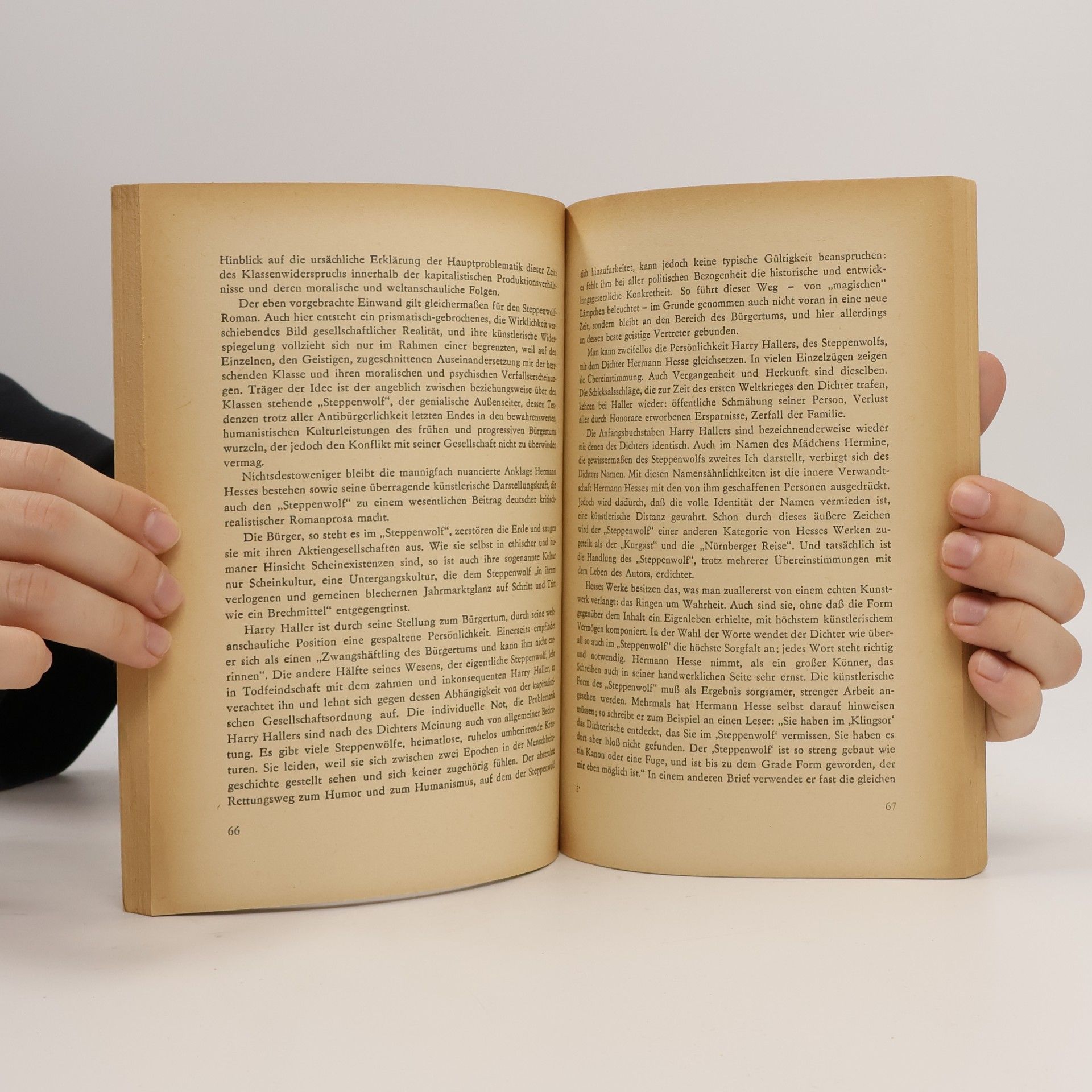 Autorenkollektiv Schriftsteller der Gegenwart: Hermann Hesse