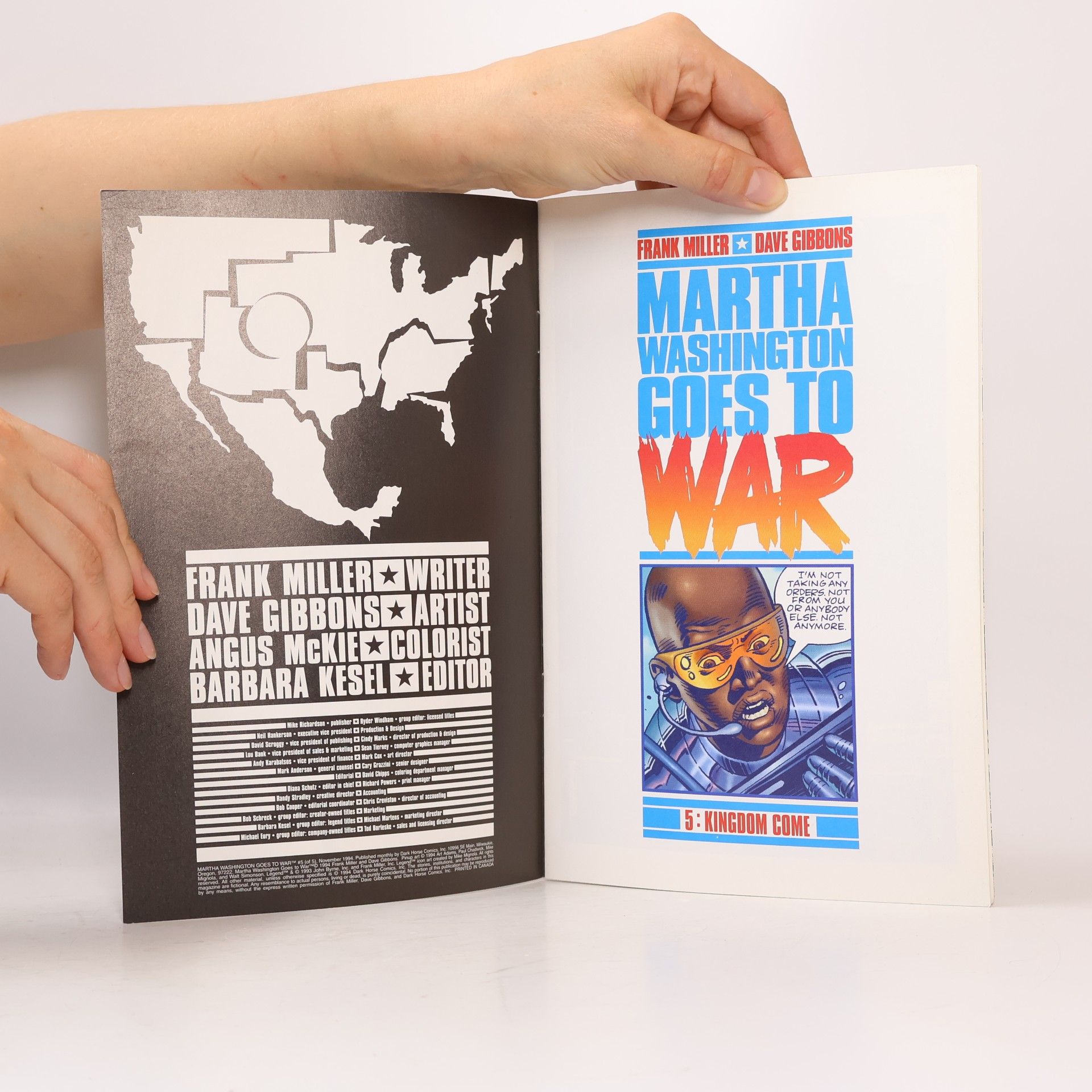 Frank Miller Martha Washington goes to War 5 of 5