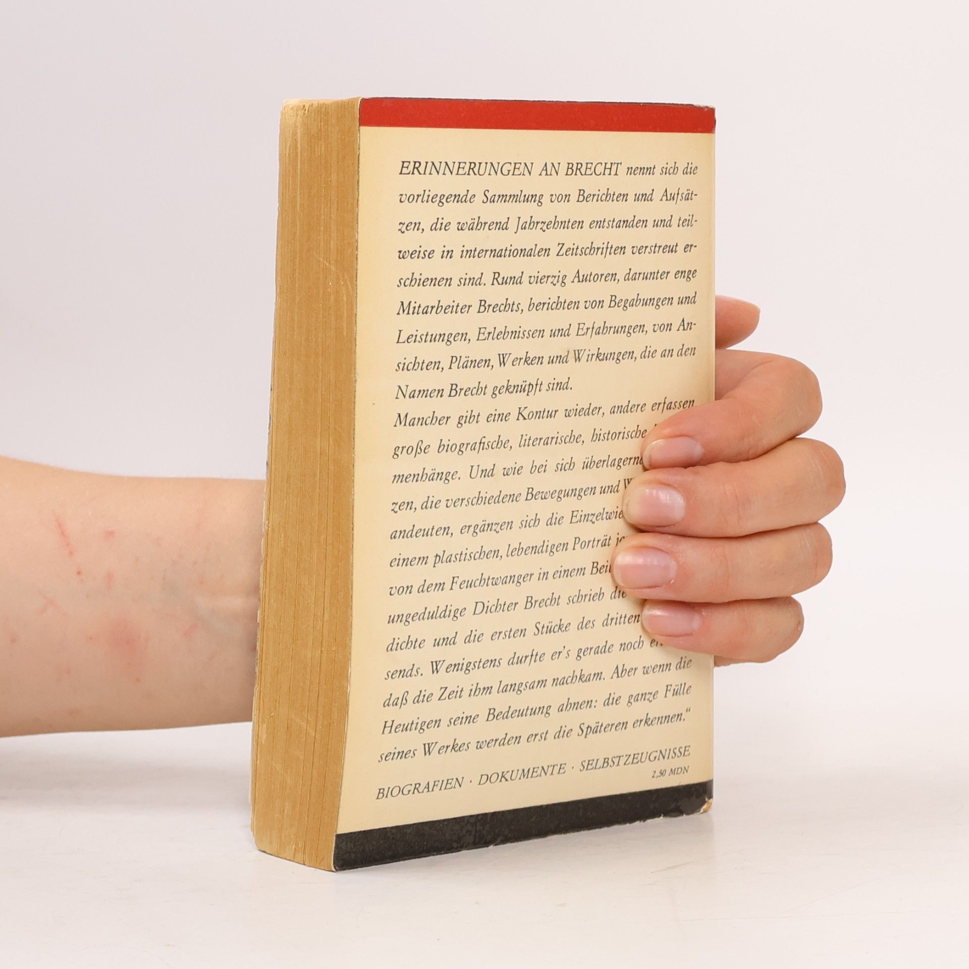Autorenkollektiv Erinnerungen an Brecht