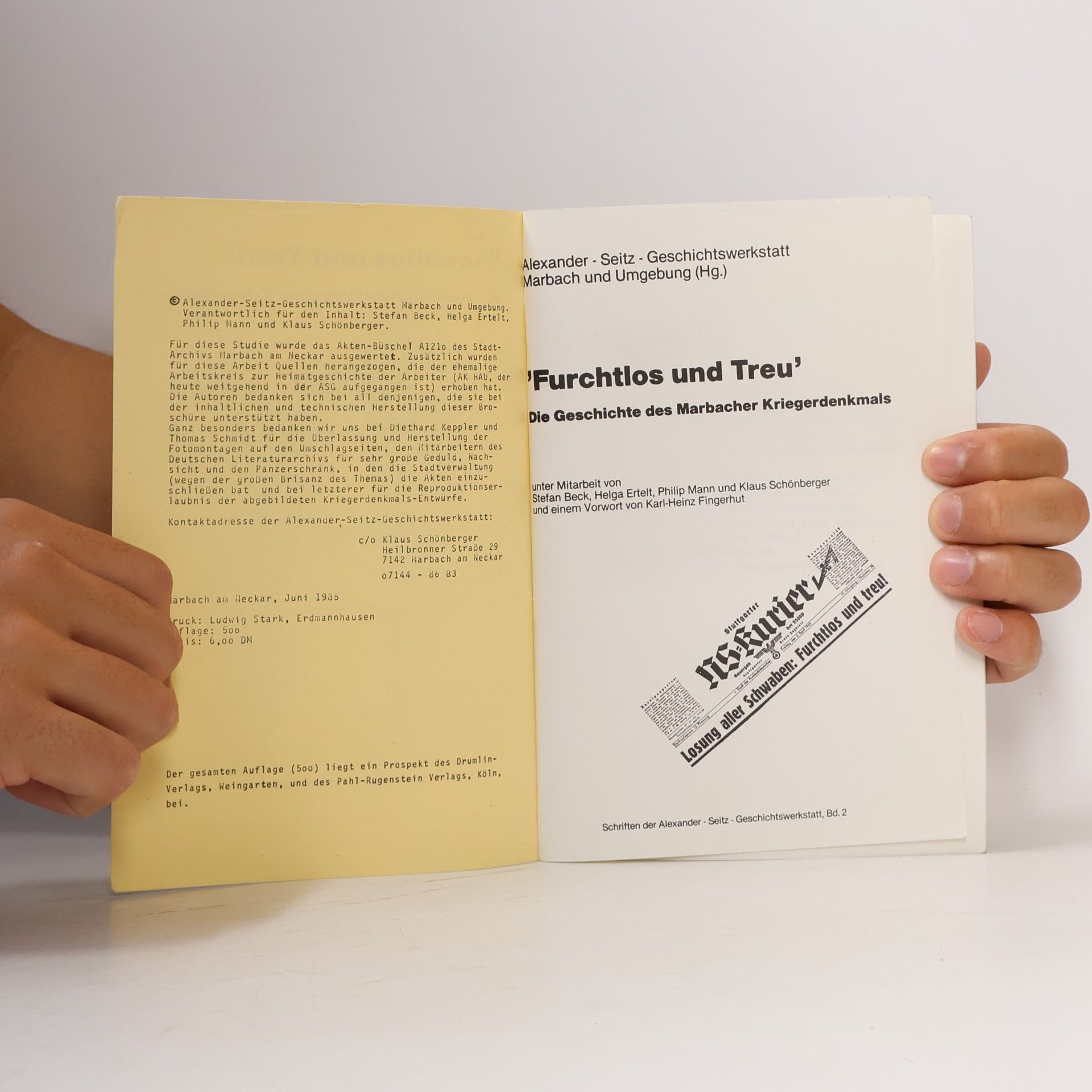 Stefan Beck 'Furchtlos und Treu'