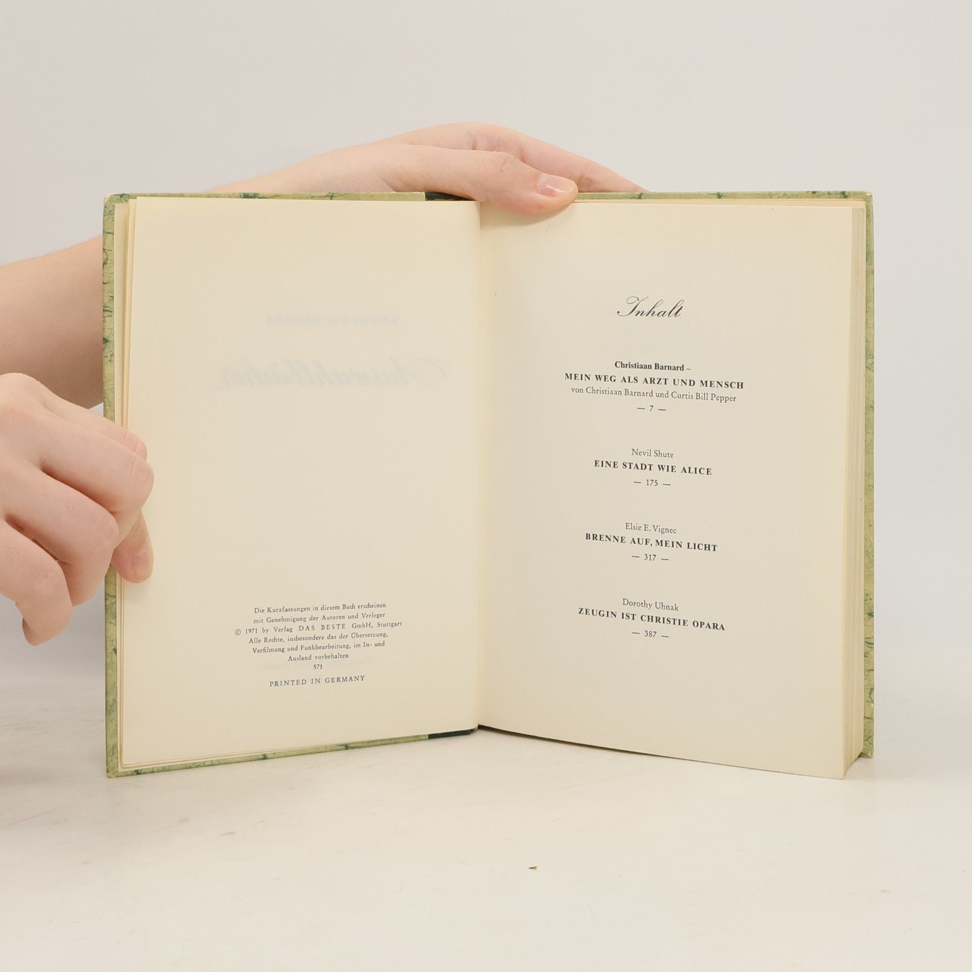 Barnard Reader's Digest Auswahlbücher