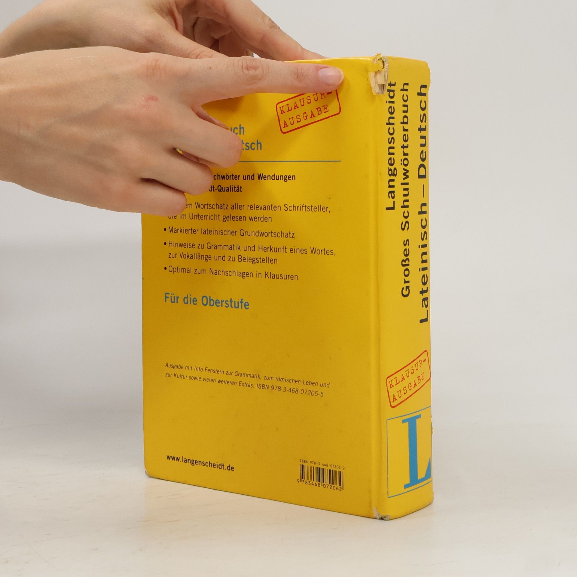 Rachele Zoli Sudbrock Langenscheidt, Großes Schulwörterbuch Lateinisch-Deutsch