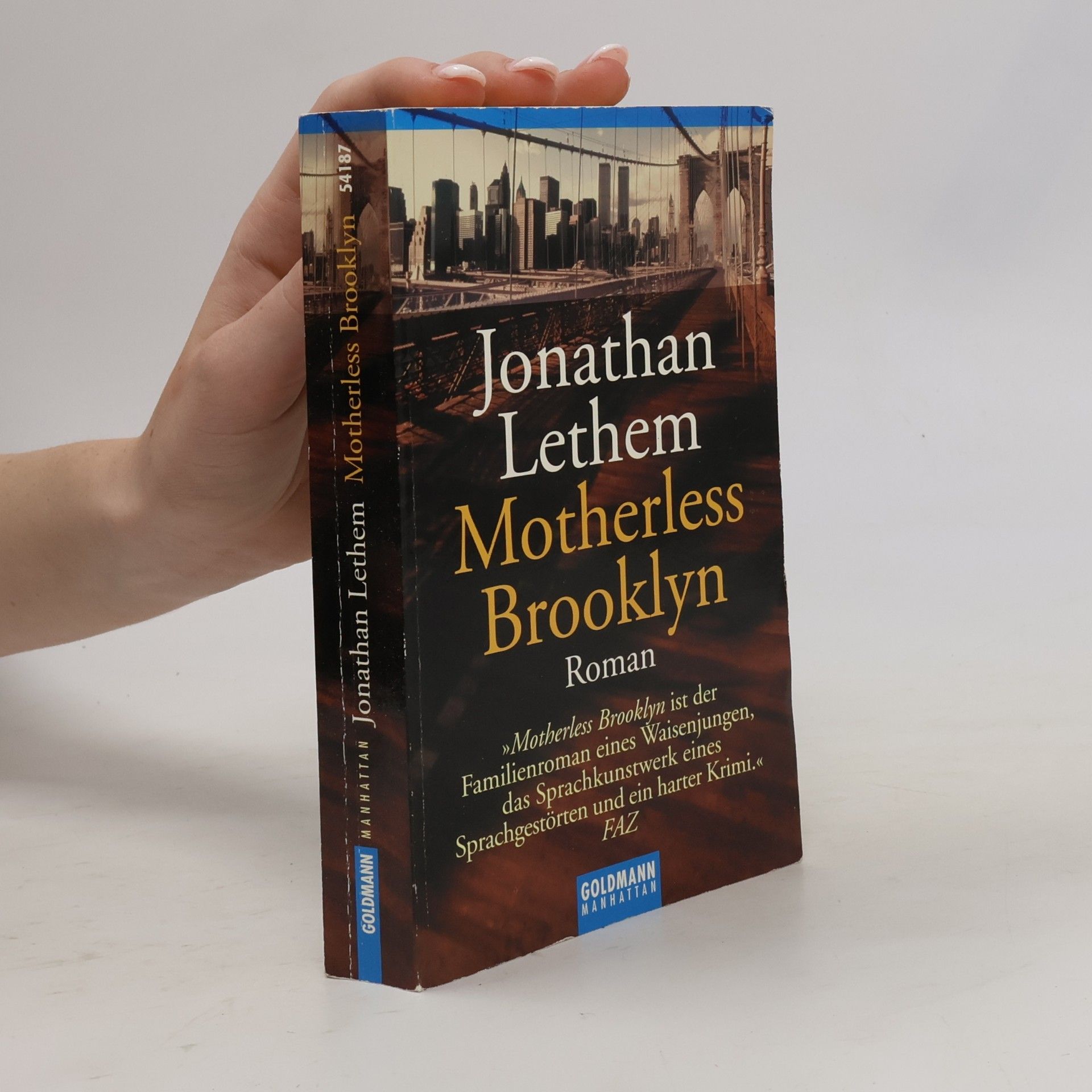 Jonathan Lethem Motherless Brooklyn