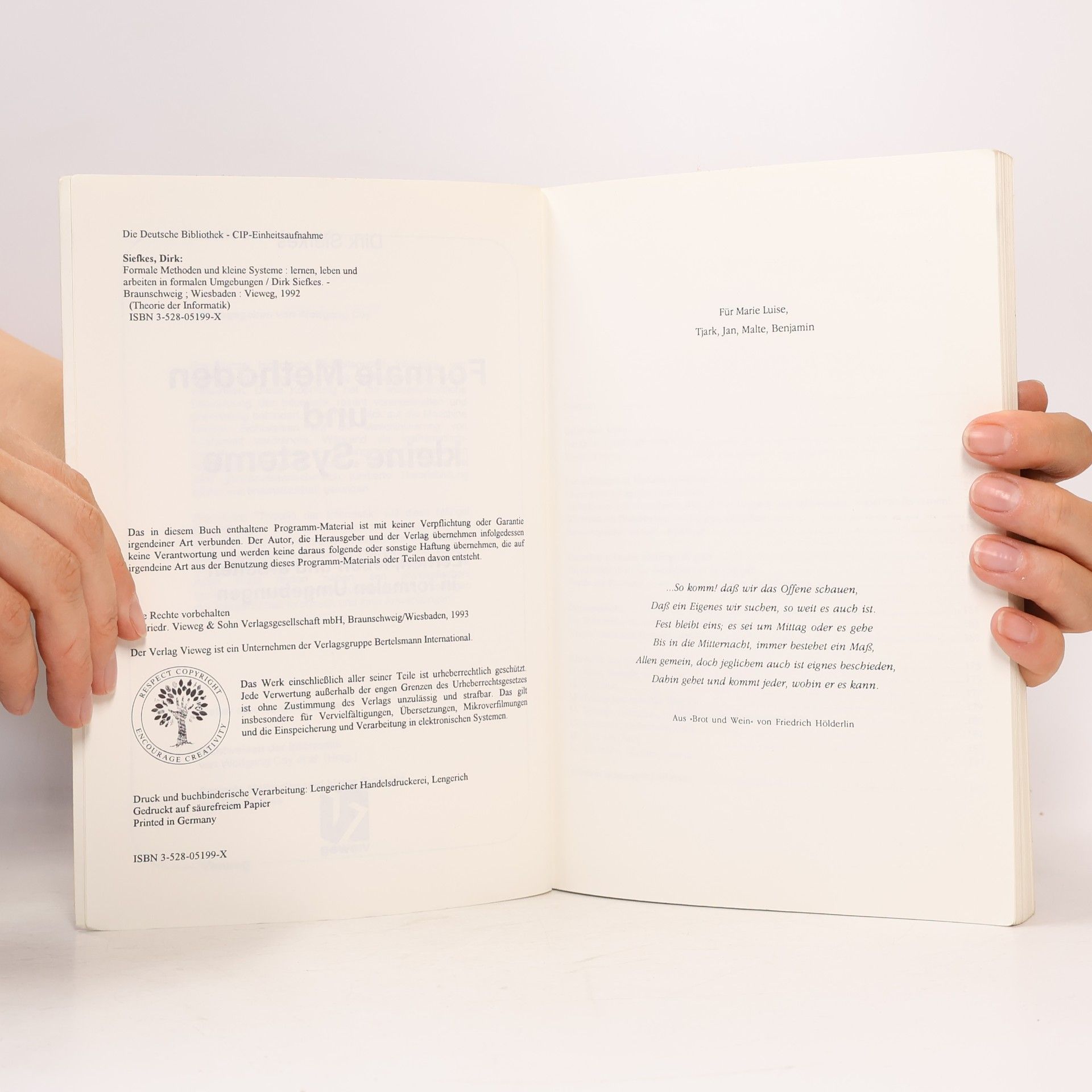 Dirk Siefkes Formale Methoden und kleine Systeme