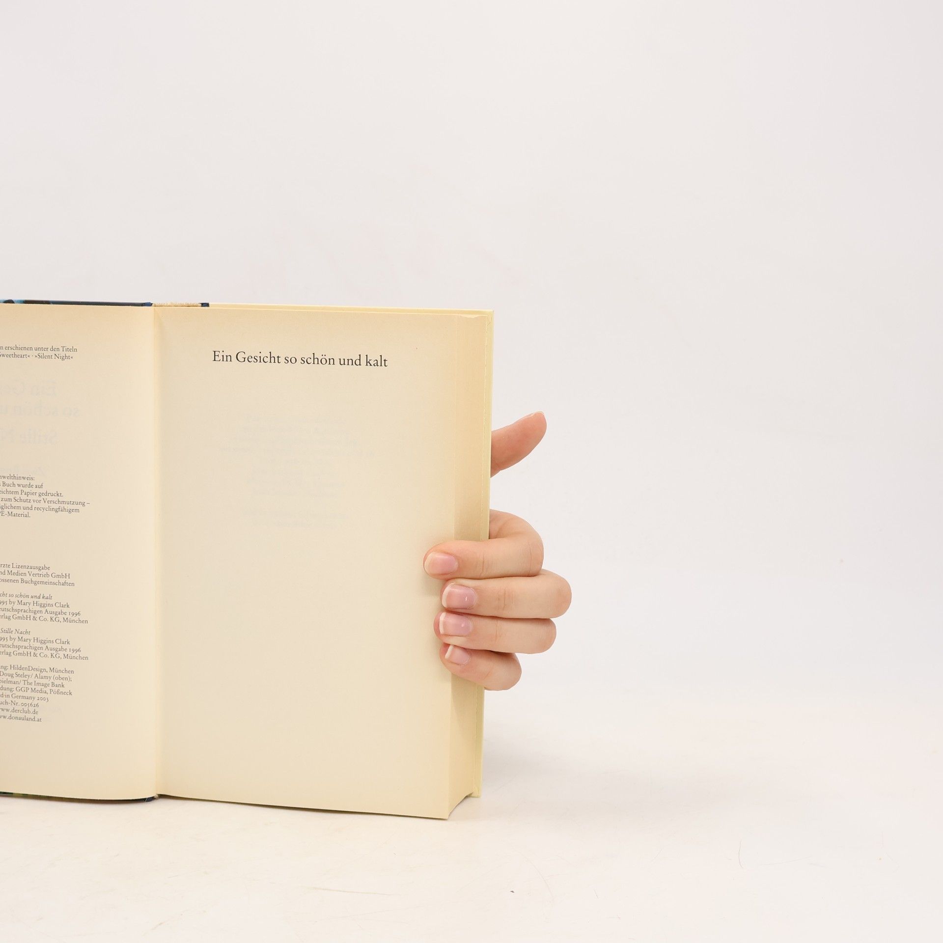 Mary Higgins Clark Ein Gesicht so schön und kalt. Stille Nacht