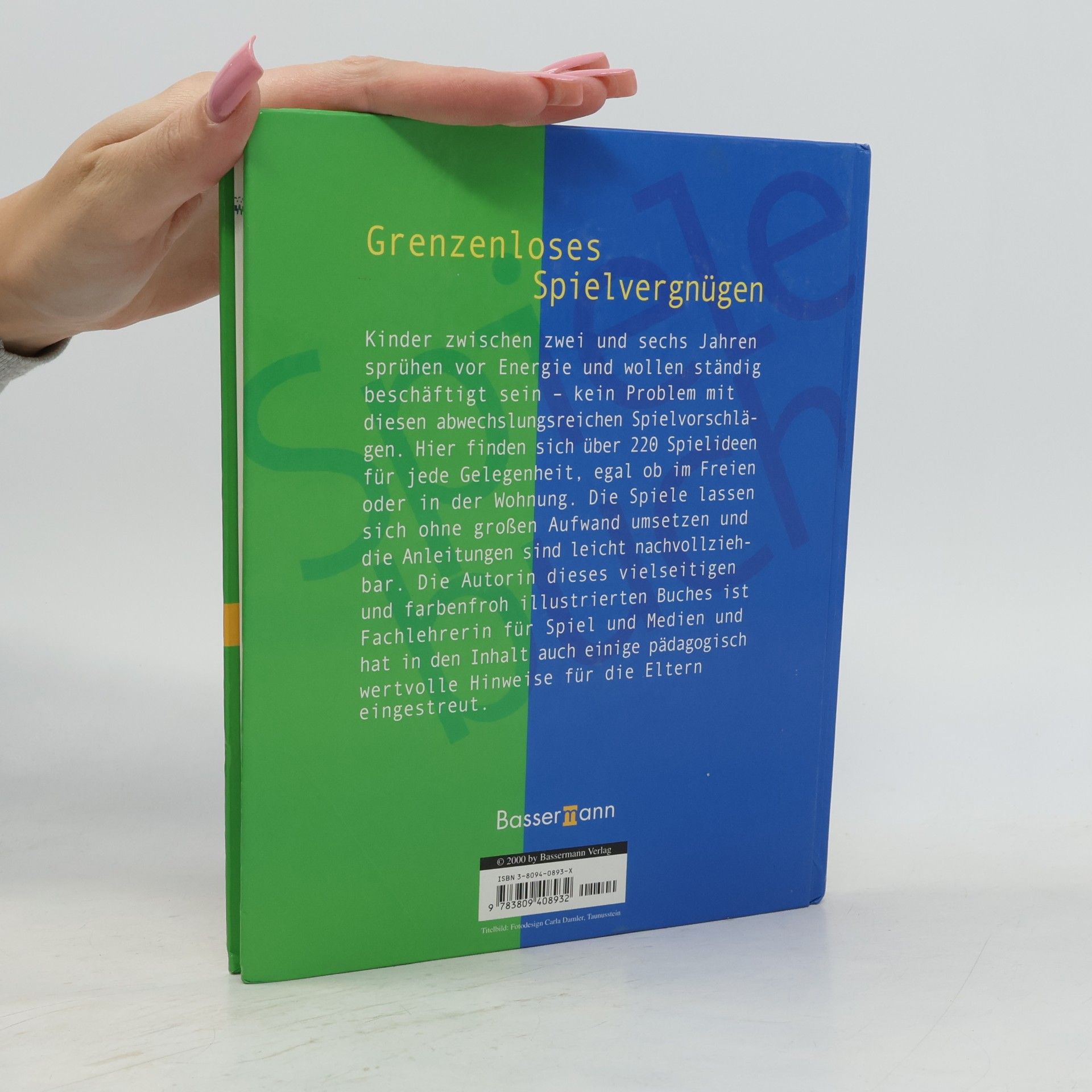 Regina Grabbet Das grosse bunte Spielebuch: für Kinder von 2 bis 6 Jahren
