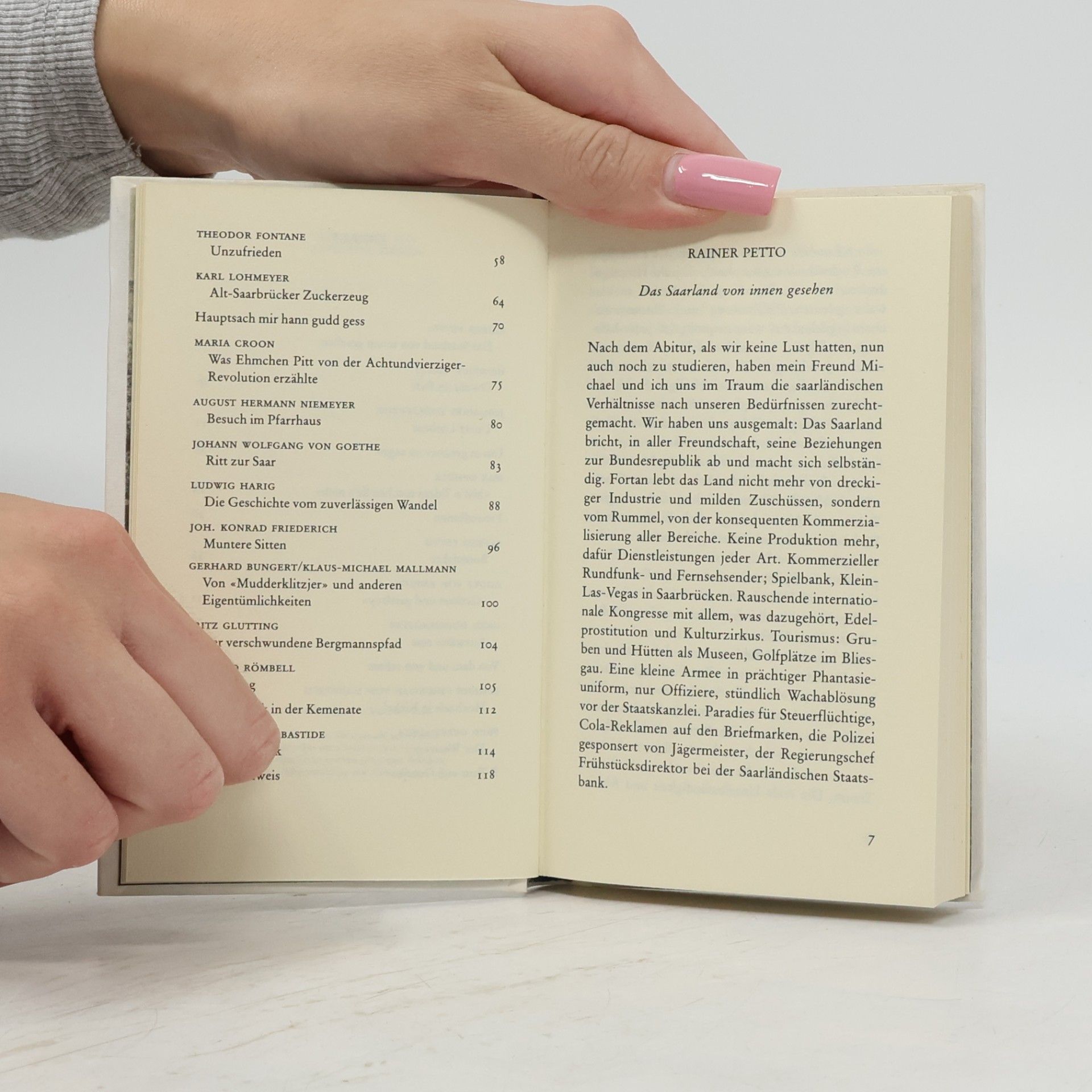 Katharina Steiner Kleine Bettlektüre für fröhliche Saarländer