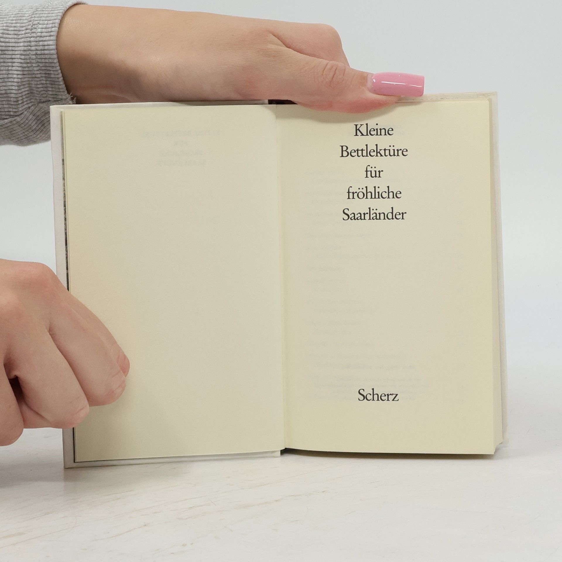 Katharina Steiner Kleine Bettlektüre für fröhliche Saarländer