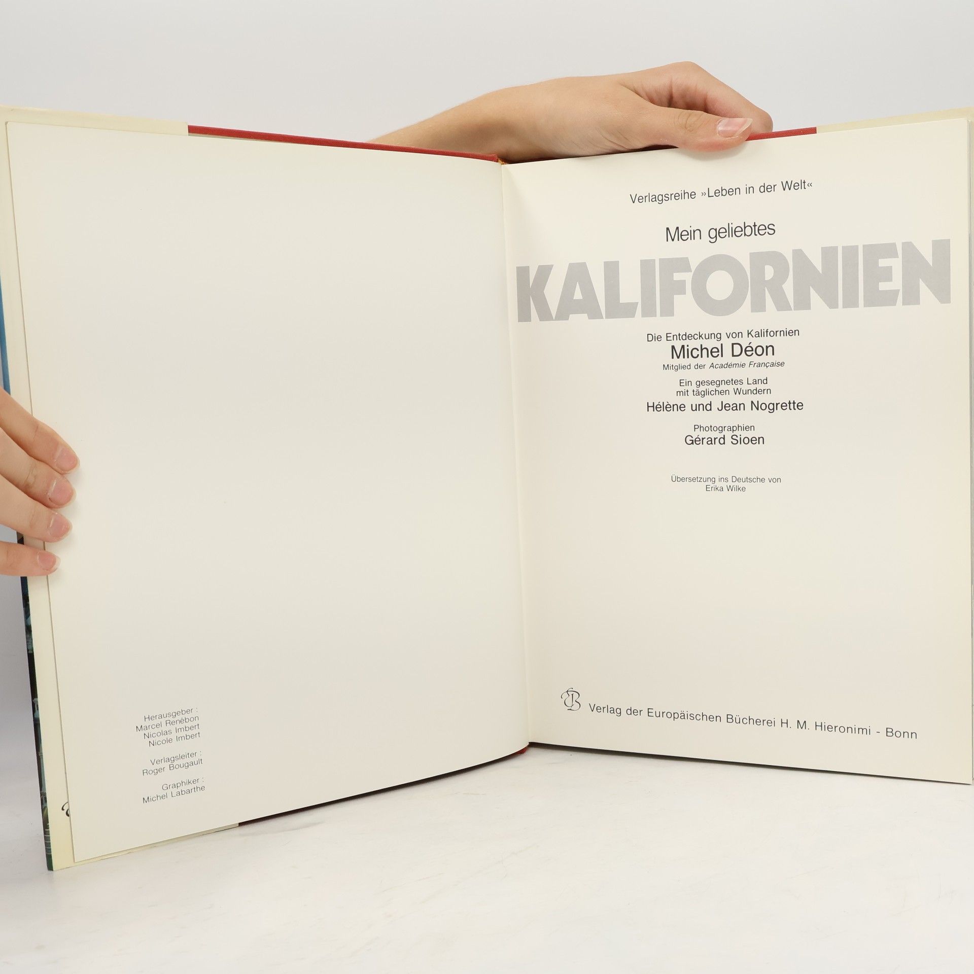 Michel Déon Mein geliebtes Kalifornien
