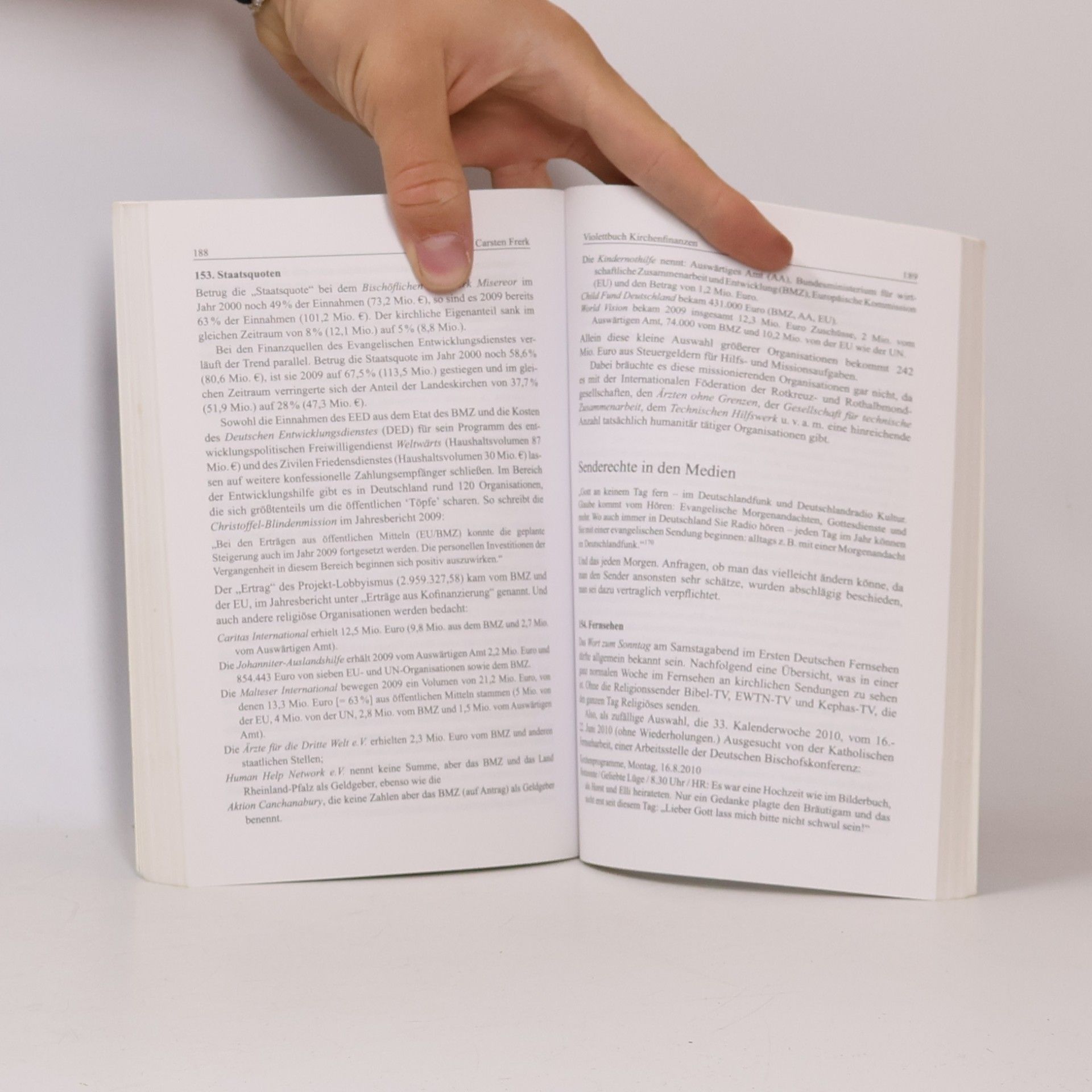 Carsten Frerk Violettbuch Kirchenfinanzen