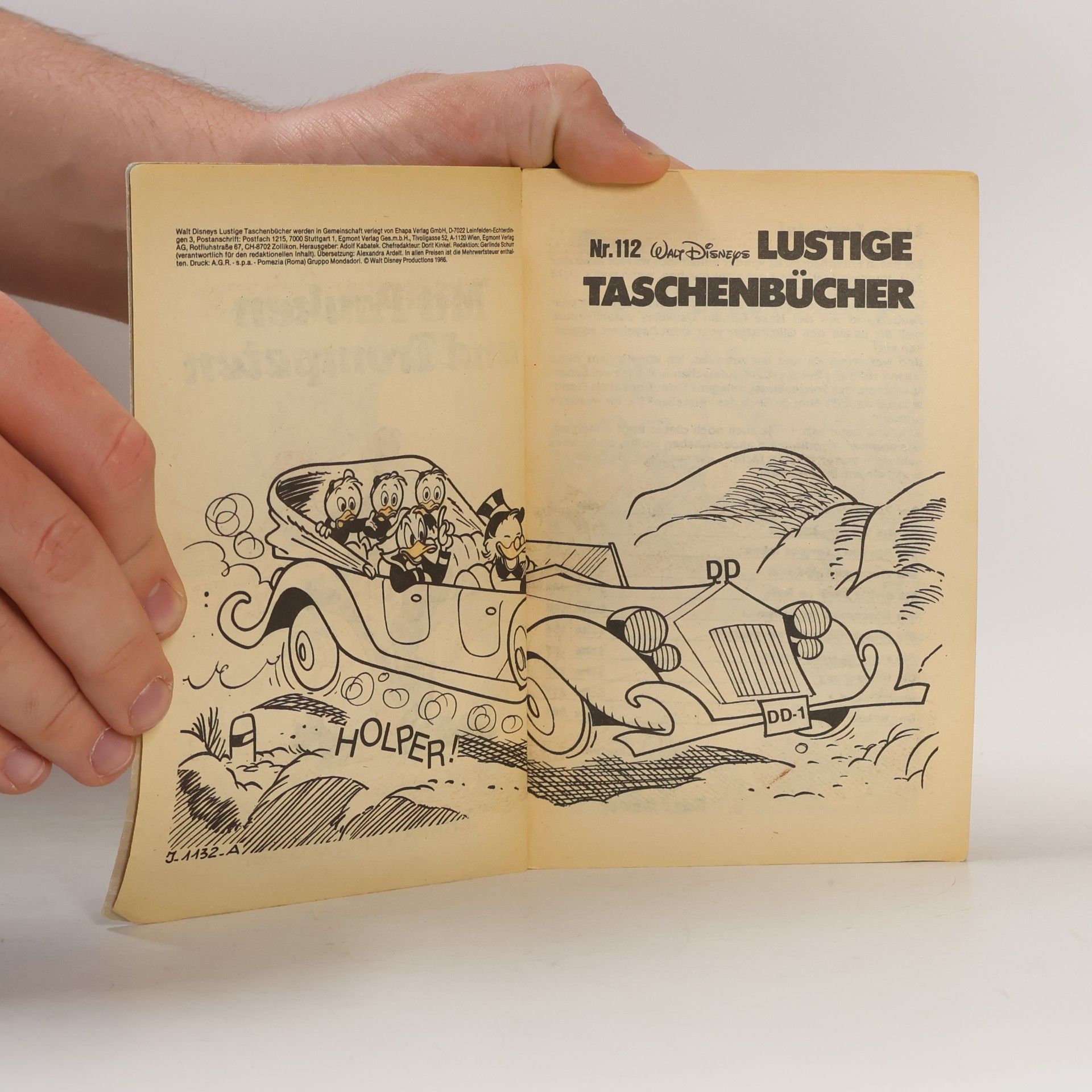 Walt Disney Lustiges Taschenbuch Nr. 112
