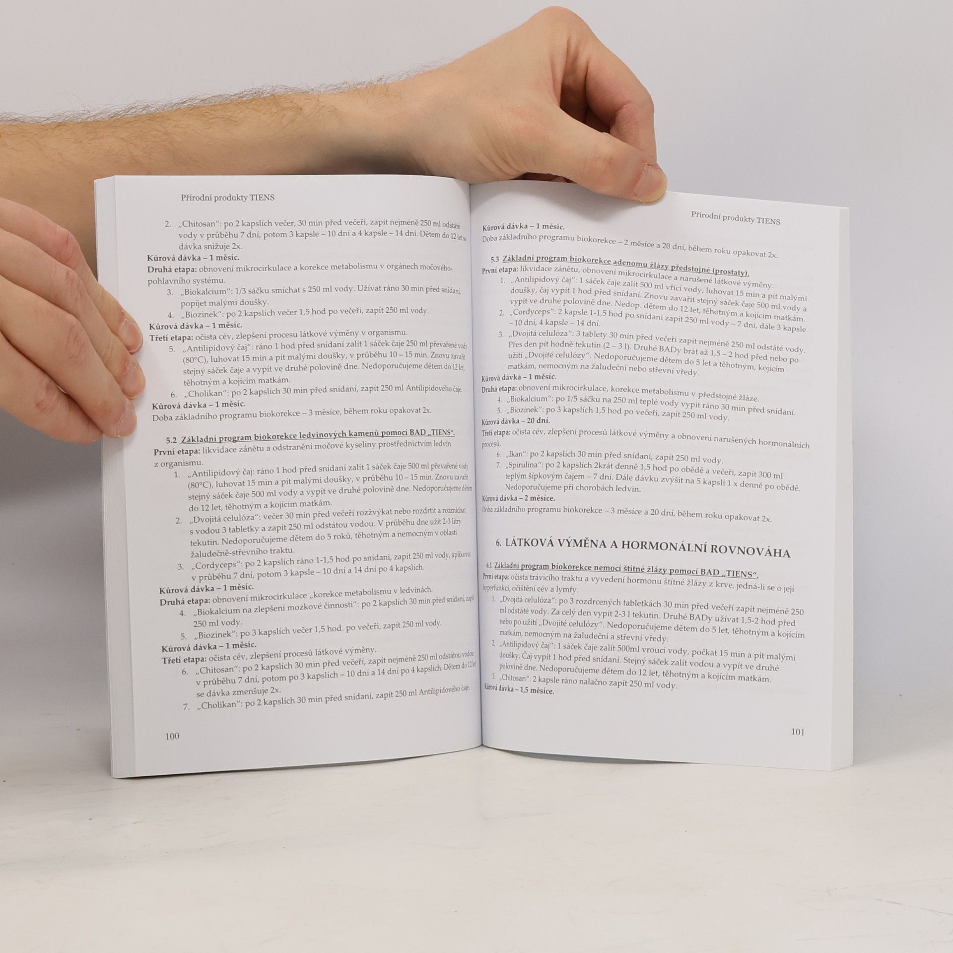 Various authors Přírodní produkty Tiens