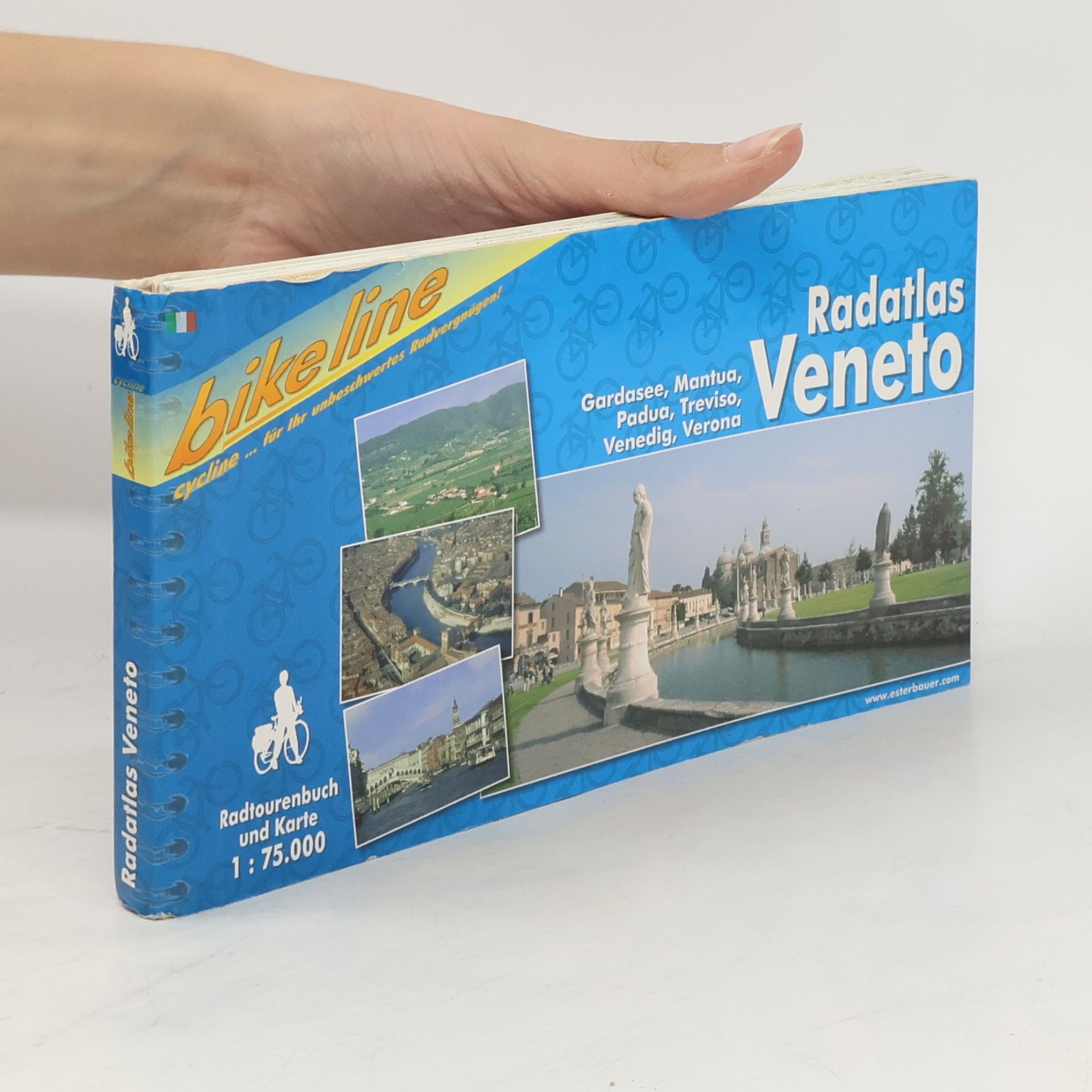 Liz Bijnsdorp Bikeline: Radatlas Veneto - Radtourenbuch und Karte 1:75.000