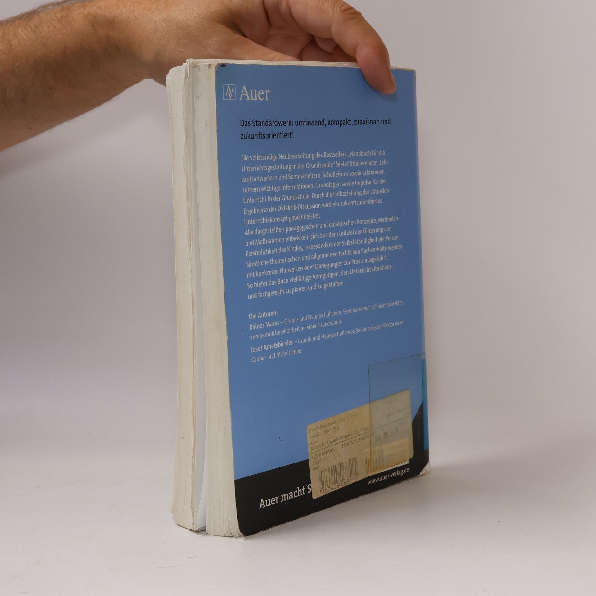 Rainer Maras Unterrichtsgestaltung in der Grundschule - ein Handbuch