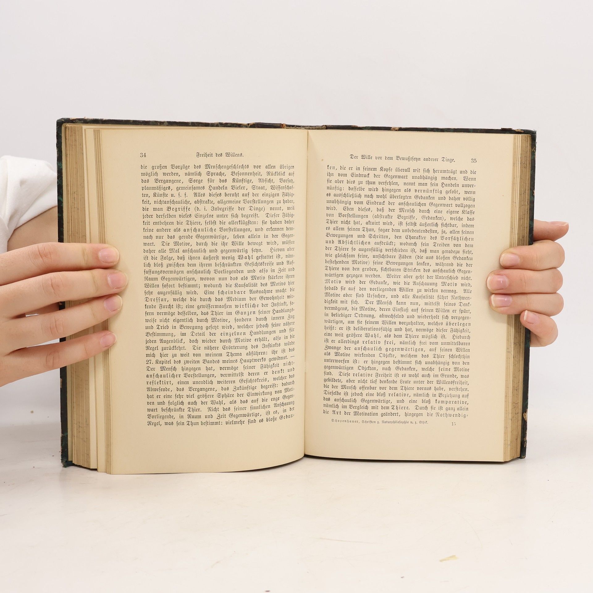 Arthur Schopenhauer Schriften zur Naturphilosophie und zur Ethik