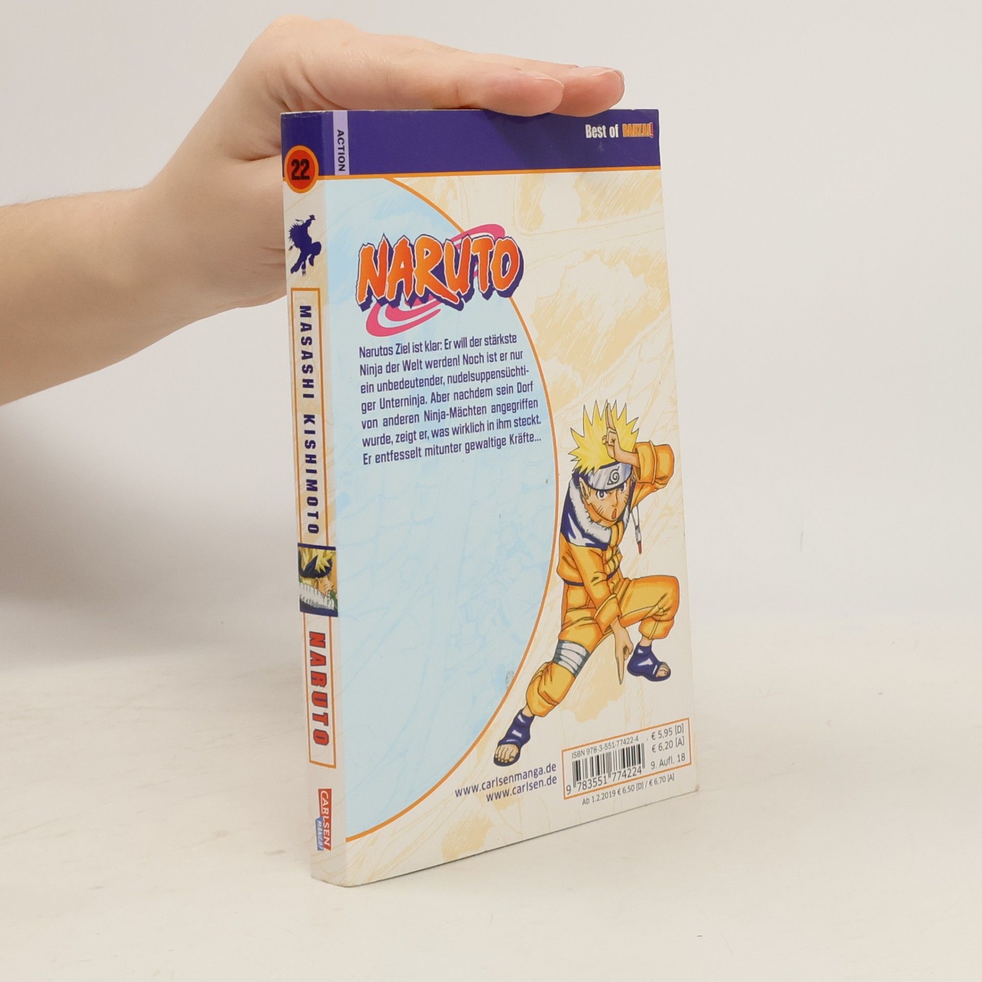 Masaši Kišimoto Naruto 22