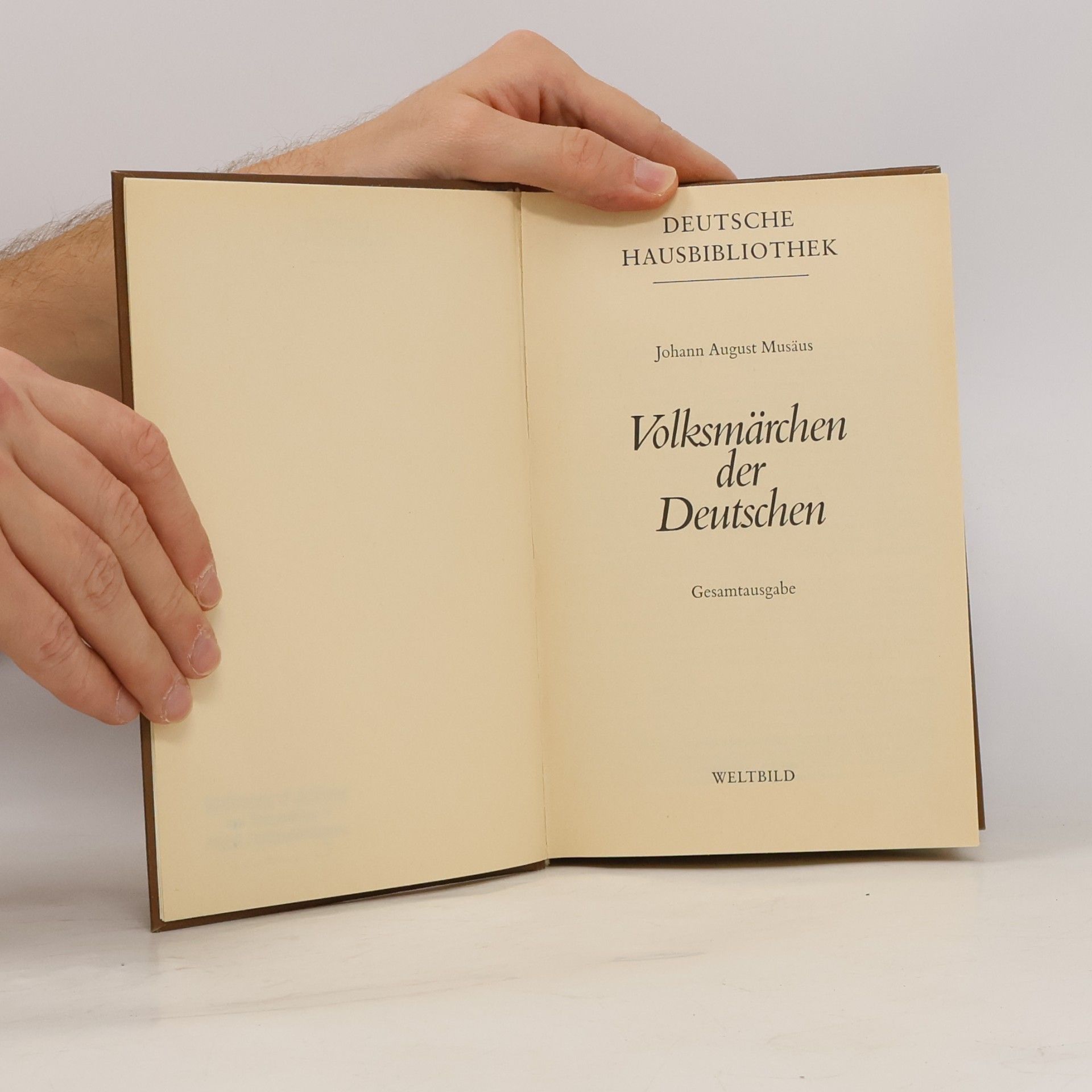 Johann Karl August Musäus Märchen. Volksmärchen der Deutschen
