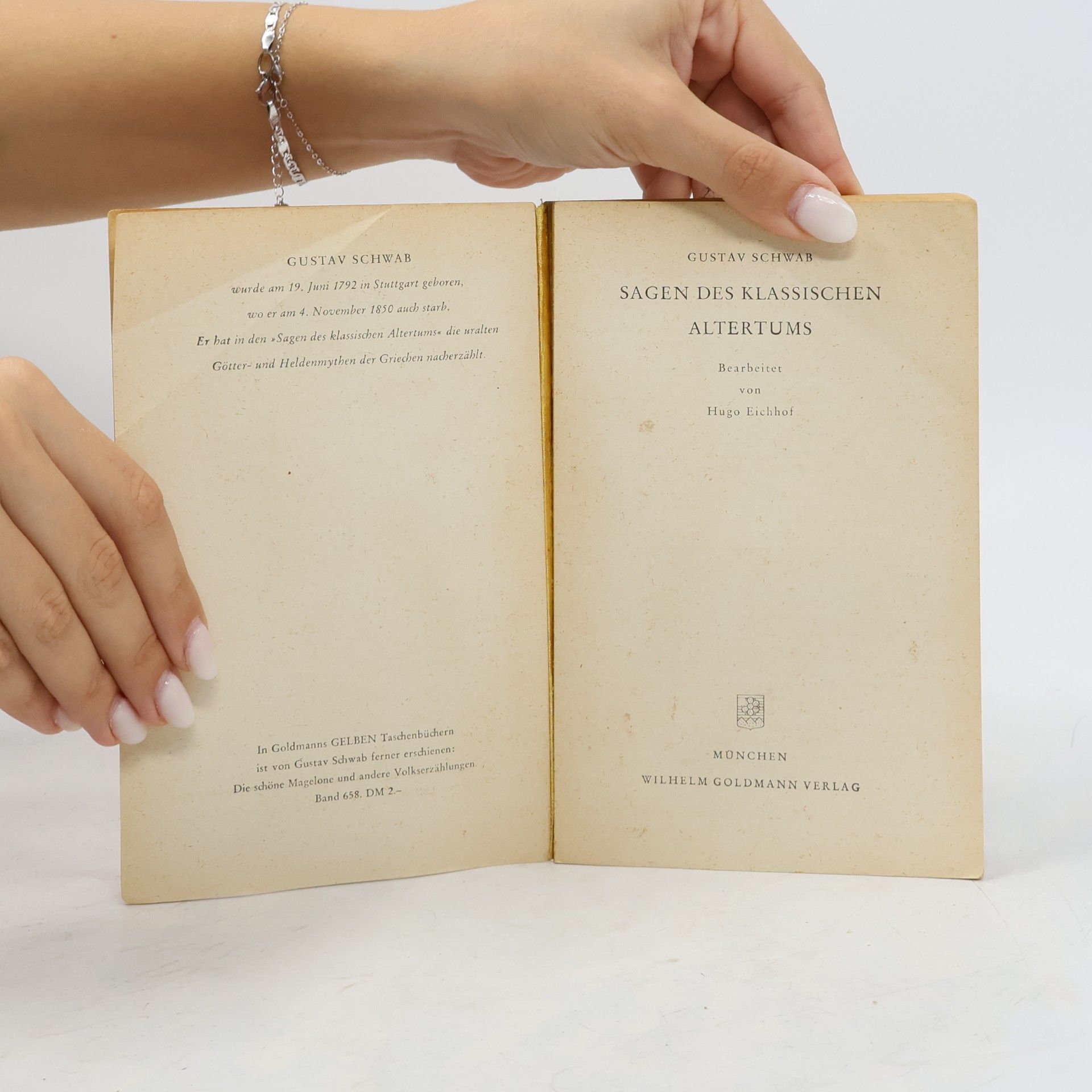 Various authors Sagen des Klassischen Altertums
