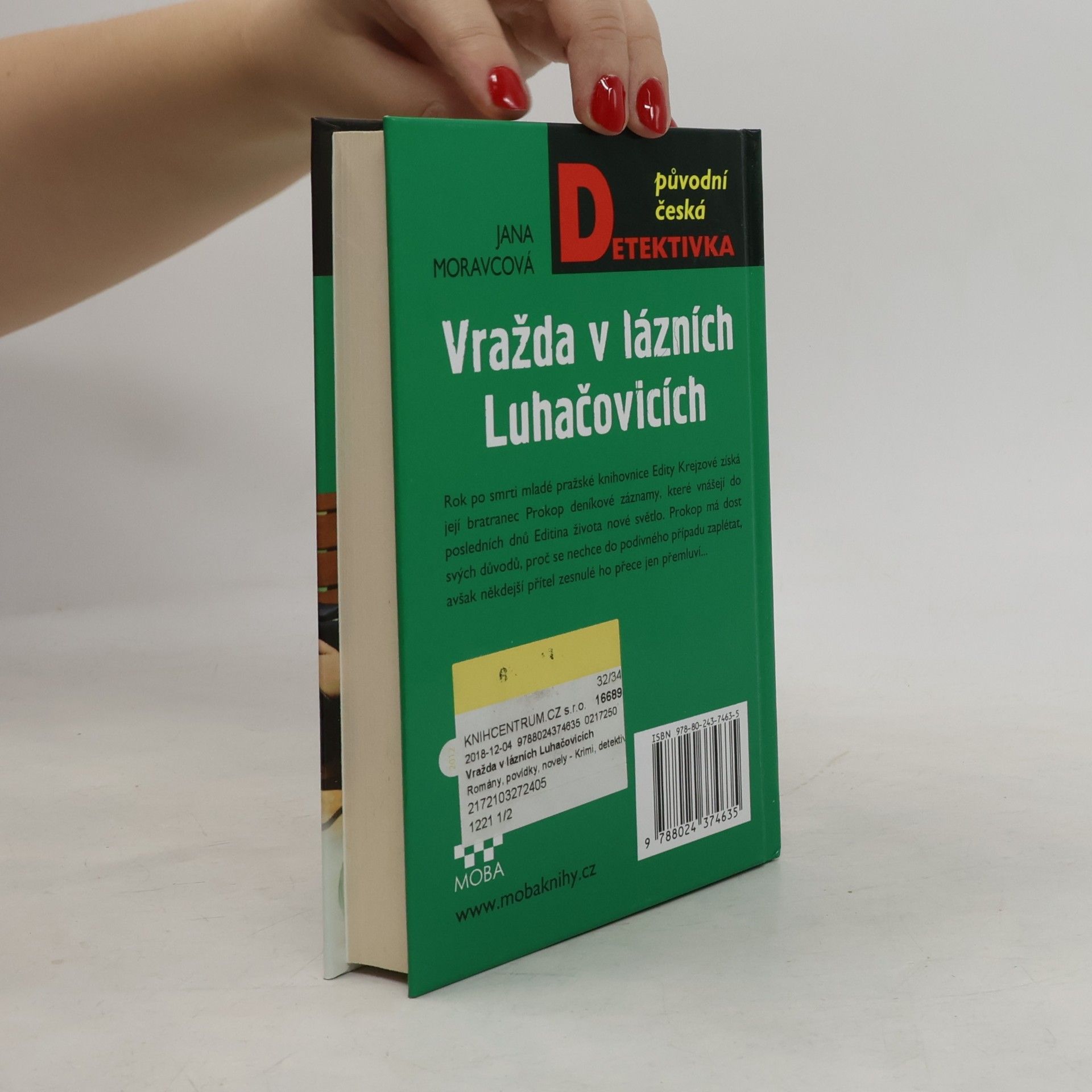 Moravcová Jana Vražda v lázních Luhačovicích