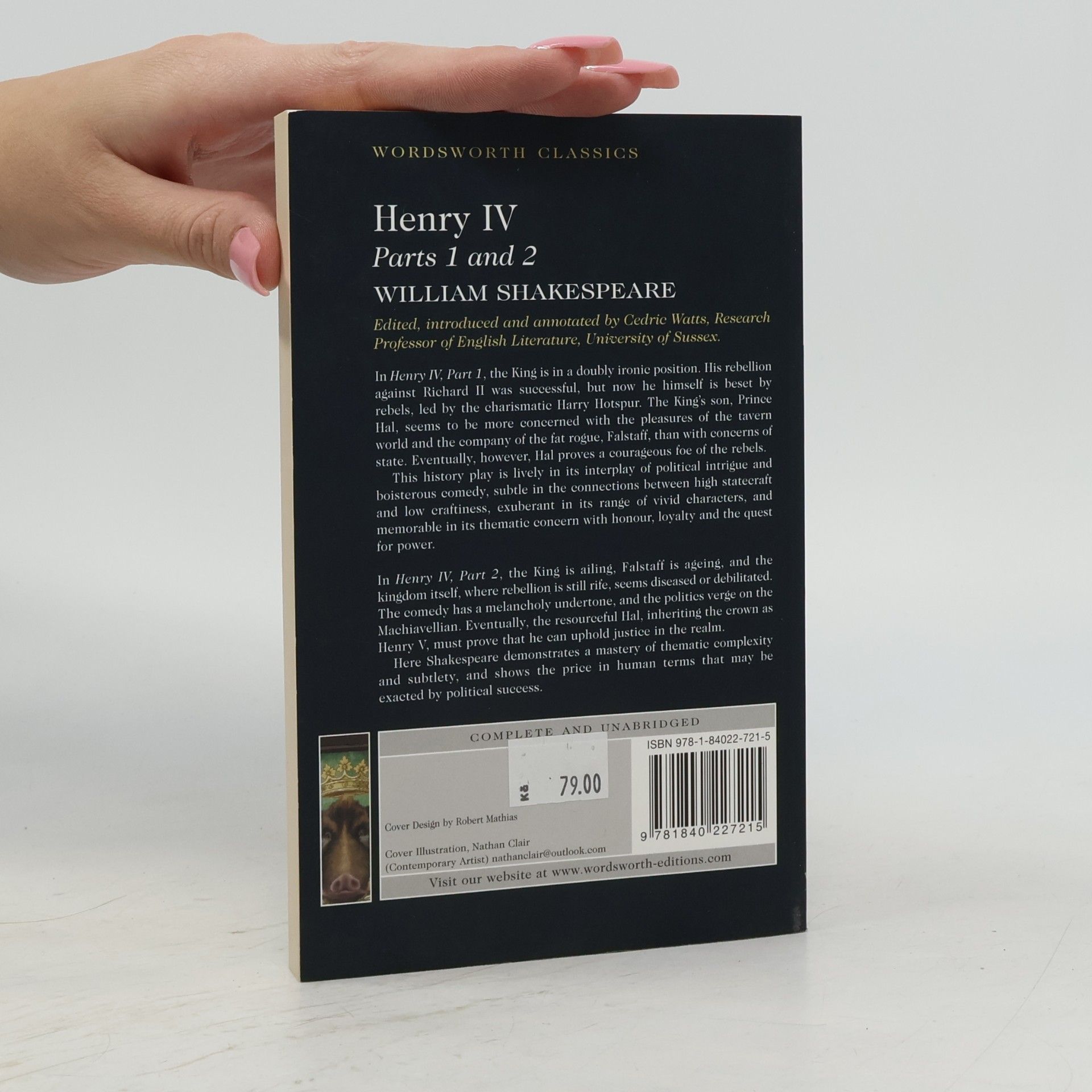 William Shakespeare Wordsworth Classics: Henry IV Parts 1 & 2