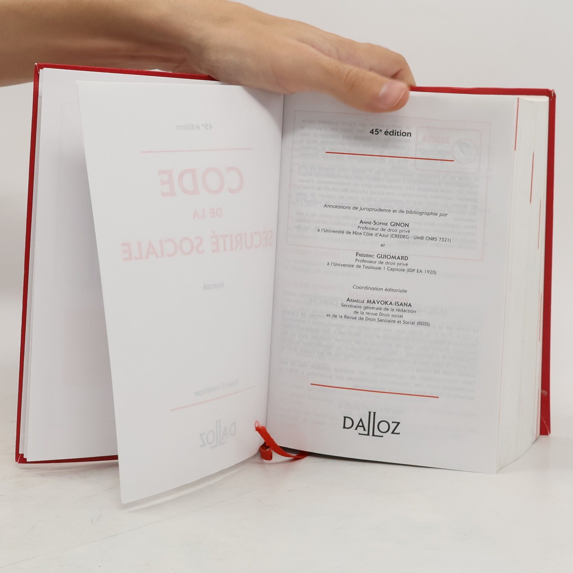 Code de la Sécurité Sociale 2021 - Annoté