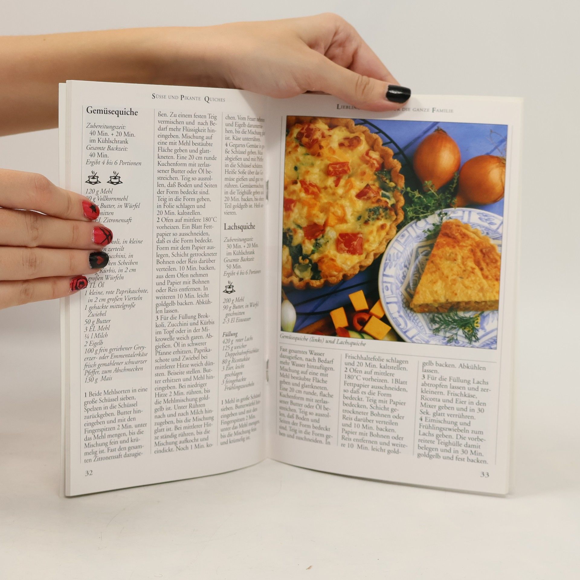 Süsse und pikante Quiches