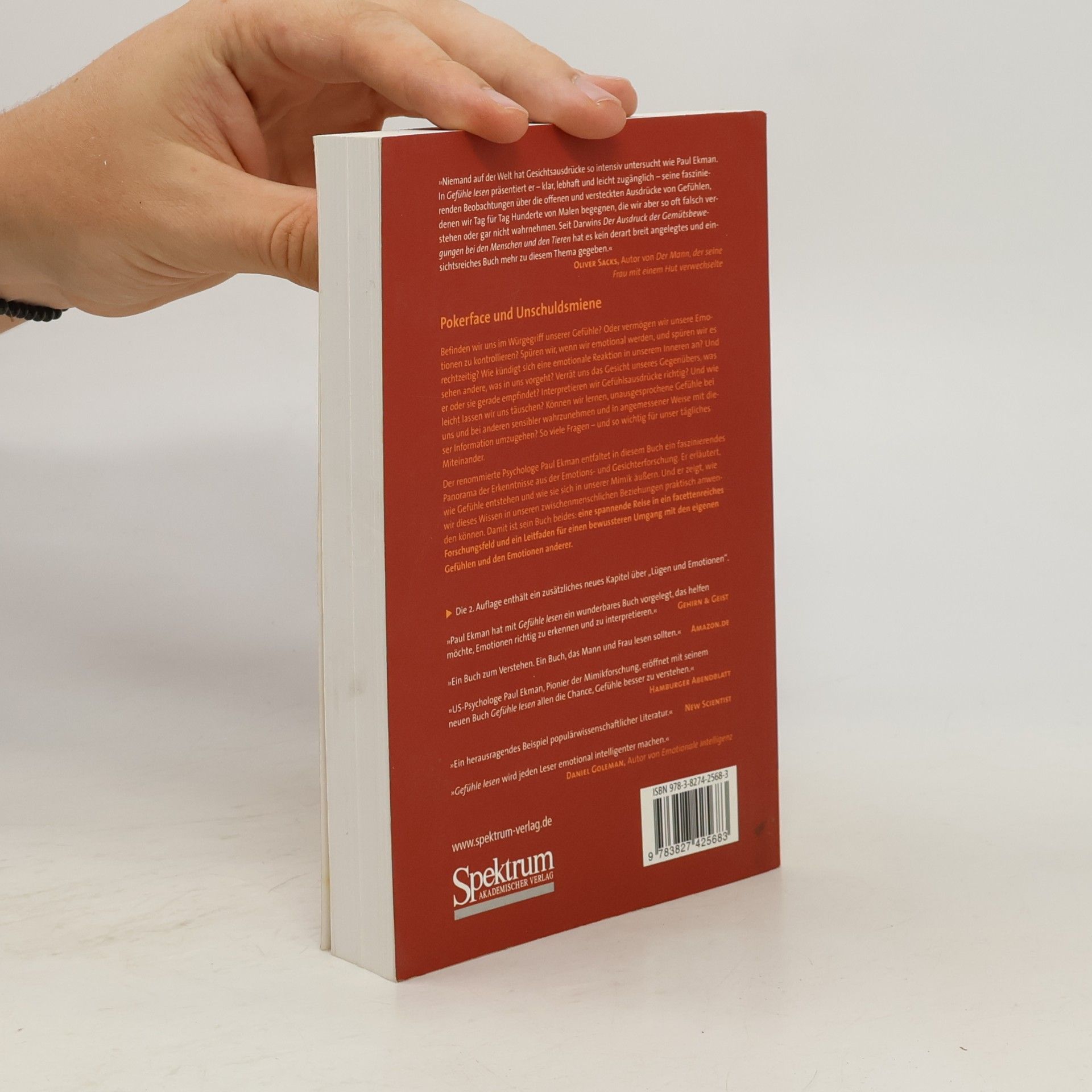 Paul Ekman Gefühle lesen. 2. Auflage