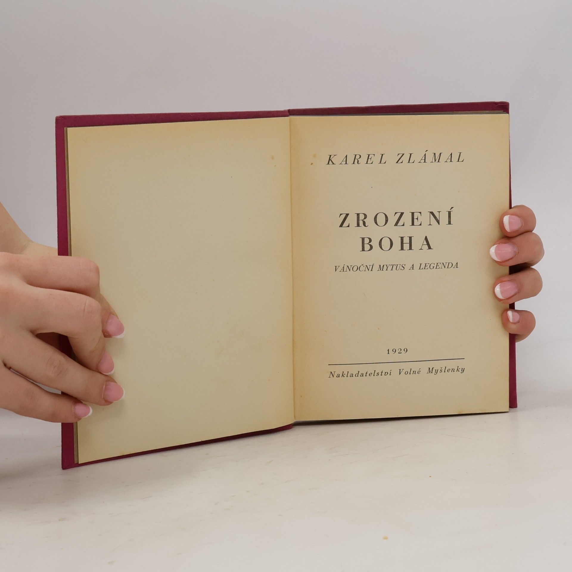 Karel Zlámal Zrození boha