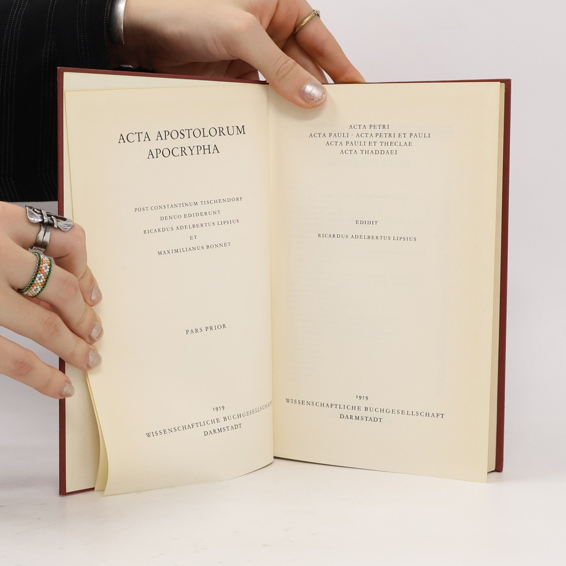 Ricardus Adelbertus Lipsius Acta Apostolorum Apocrypha 1