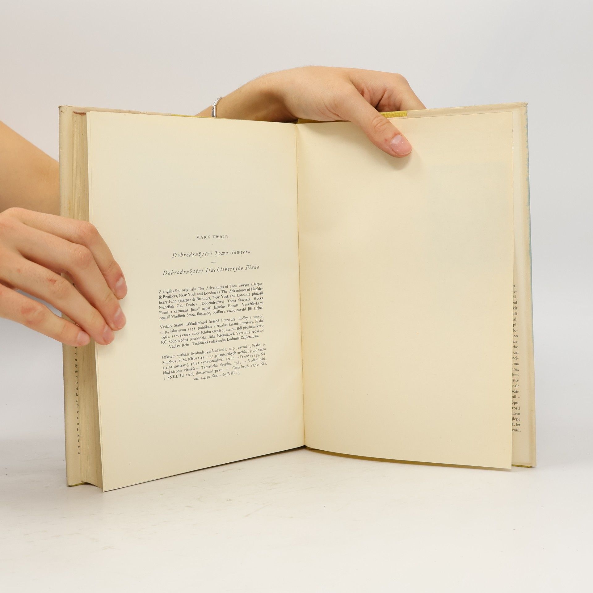 Mark Twain Dobrodružství Toma Sawyera a Huckleberryho Finna