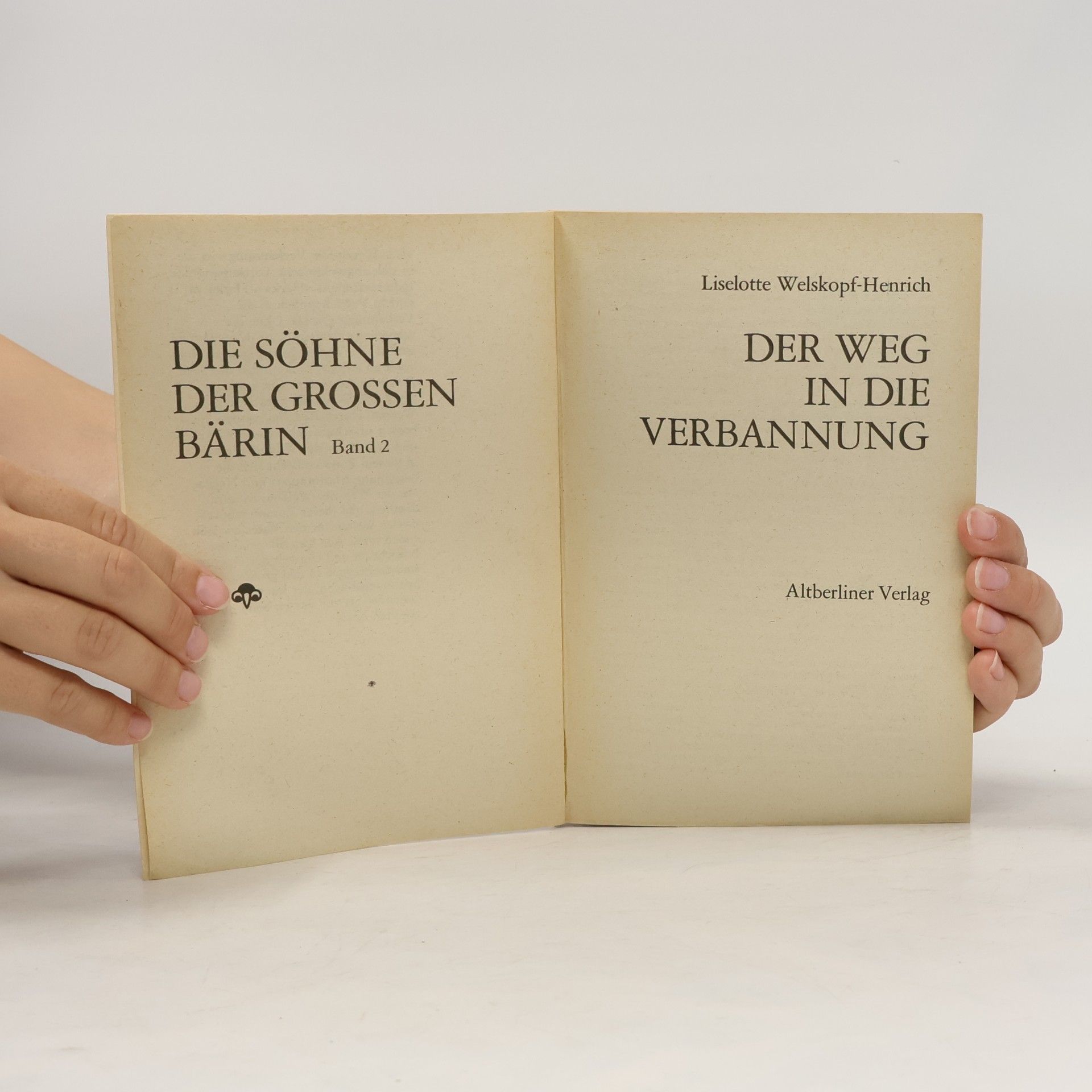 Liselotte Welskopfová-Henrichová Der Weg in die Verbannung 2
