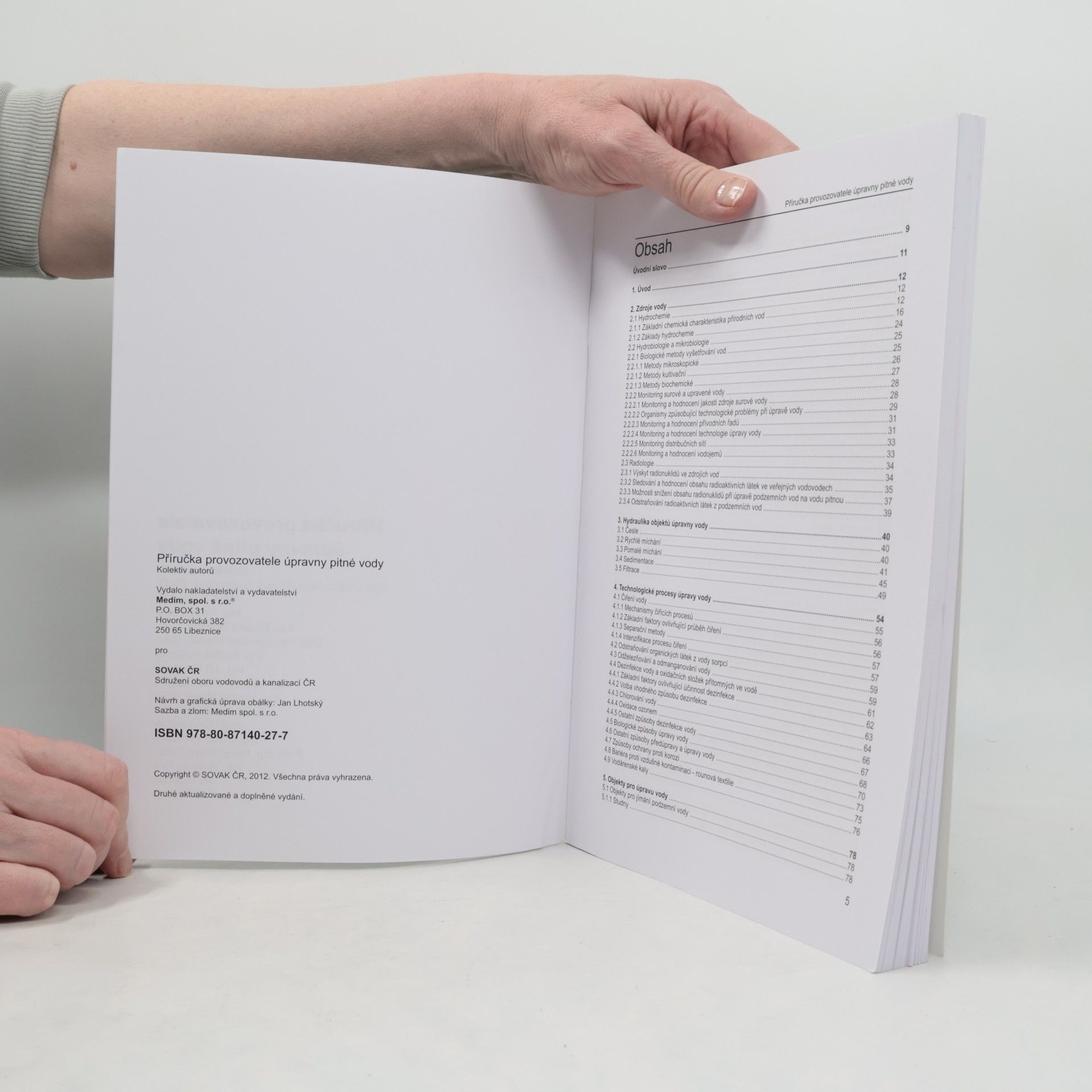 kolektiv Příručka provozovatele úpravny pitné vody