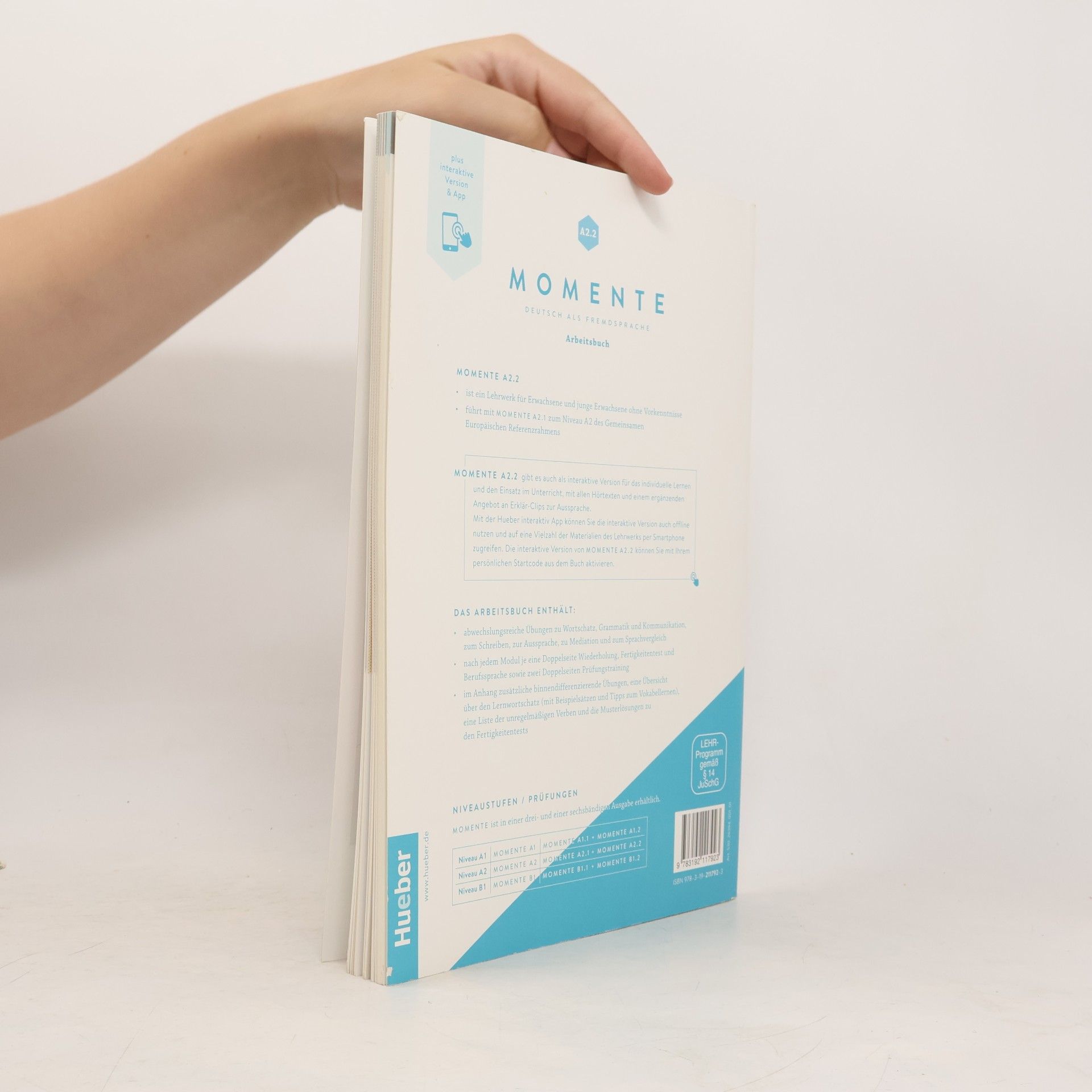 Anna Breitsameter Momente A2.2. Arbeitsbuch plus interaktive Version