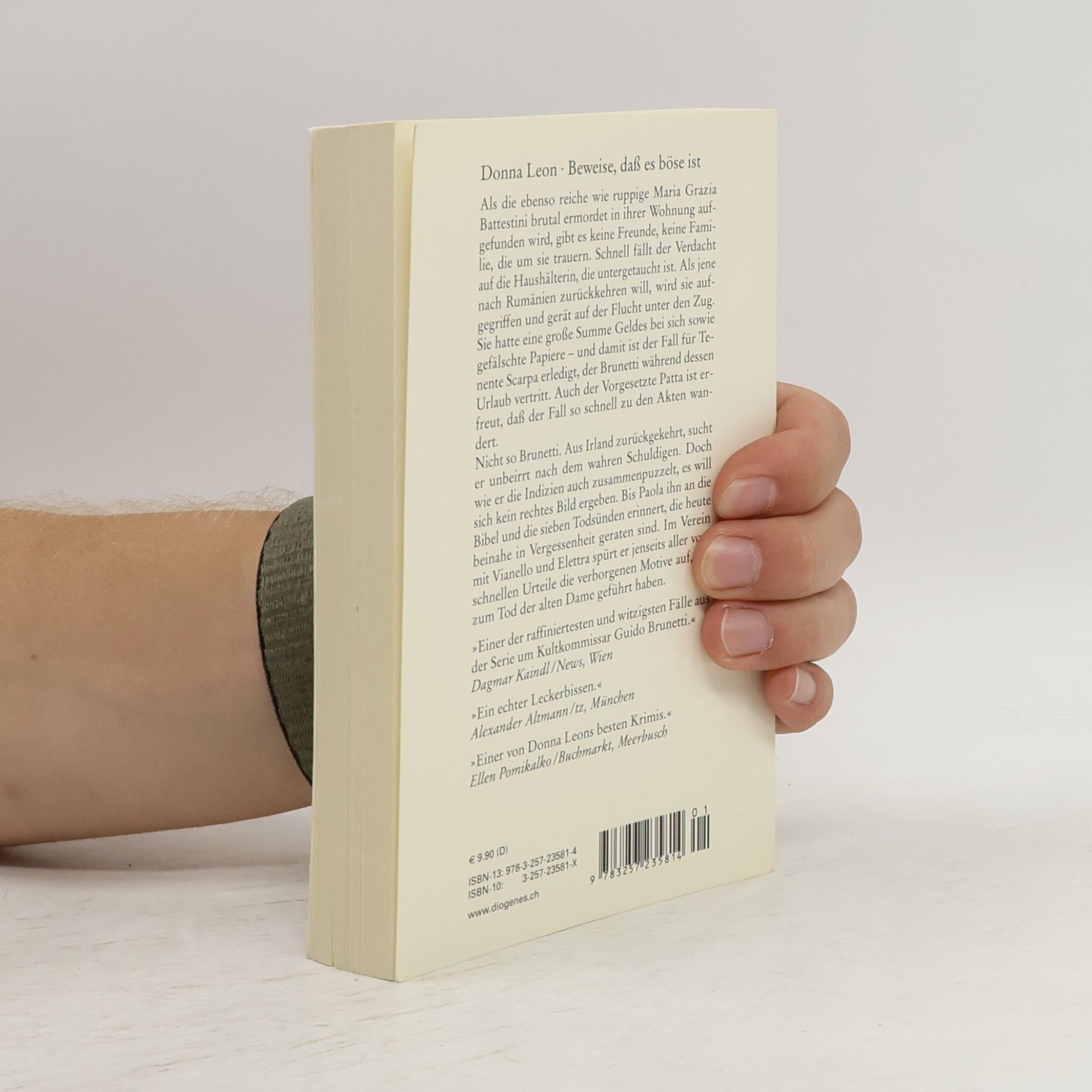 Donna Leon Beweise, daß es böse ist