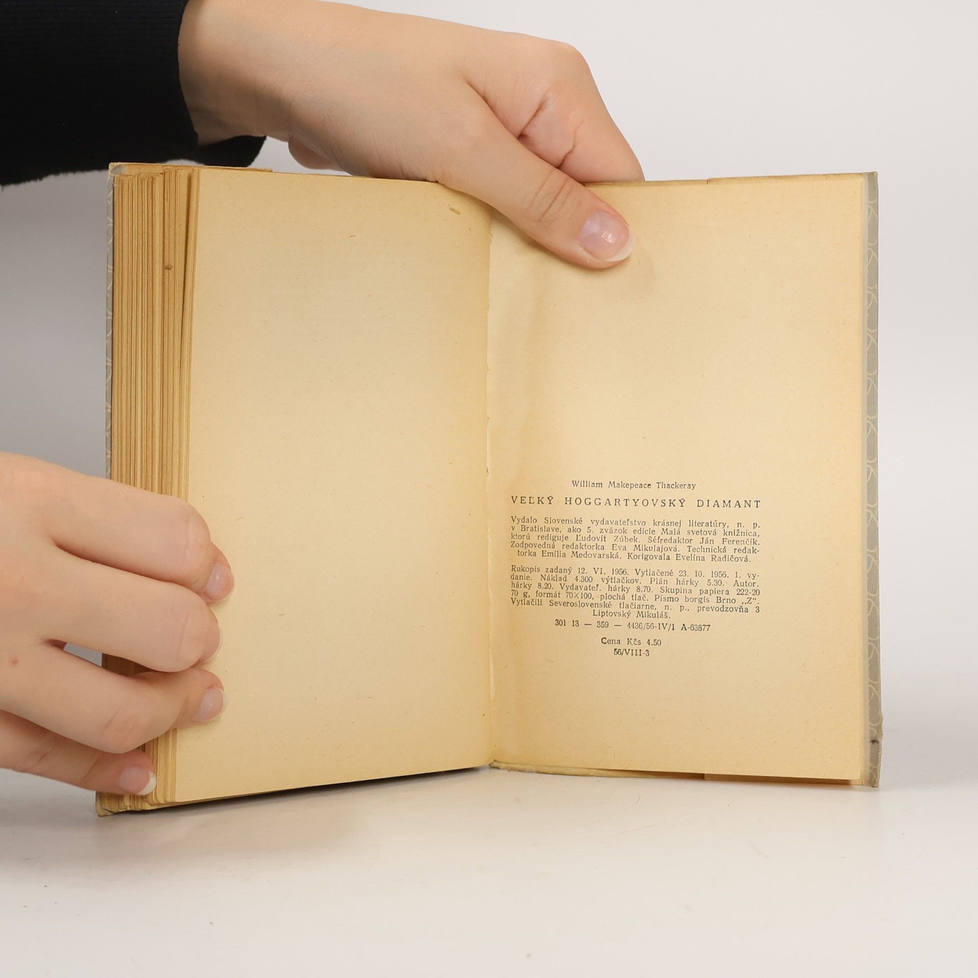 William Makepeace Thackeray Veľký hoggartyovský diamant