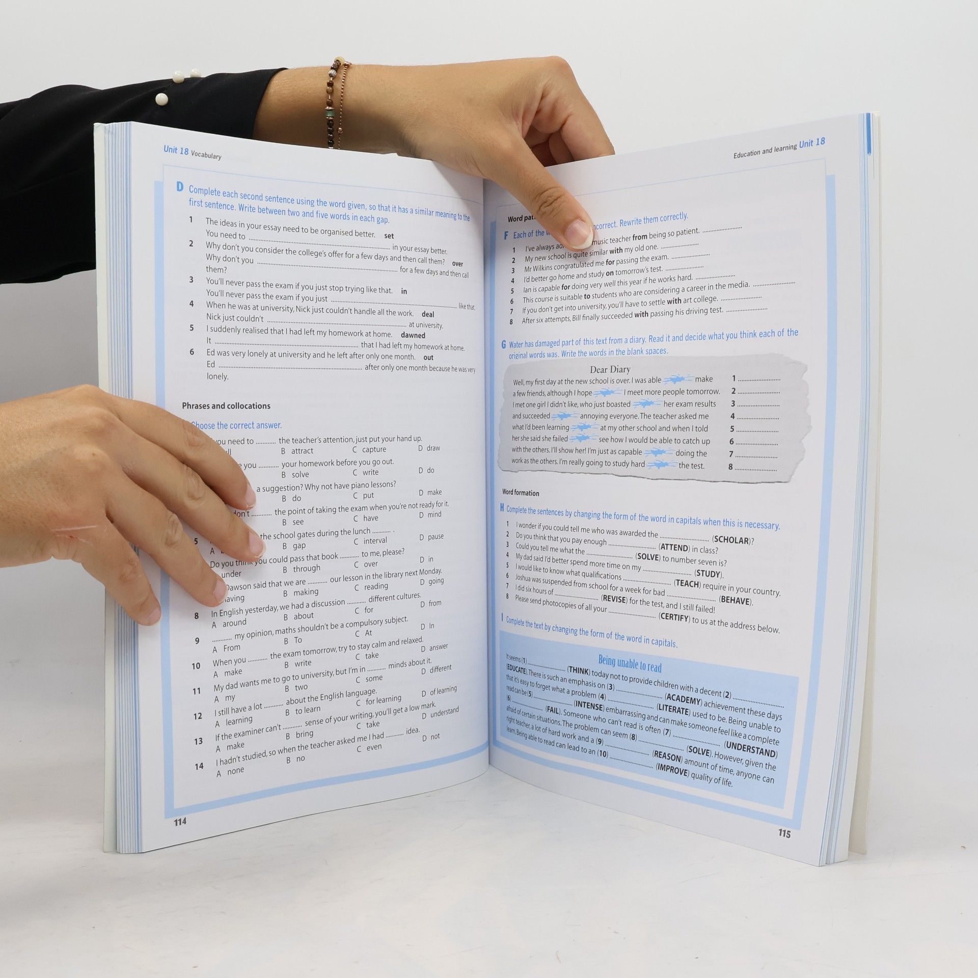 Malcolm Mann Destination B2 : grammar & vocabulary with answer key