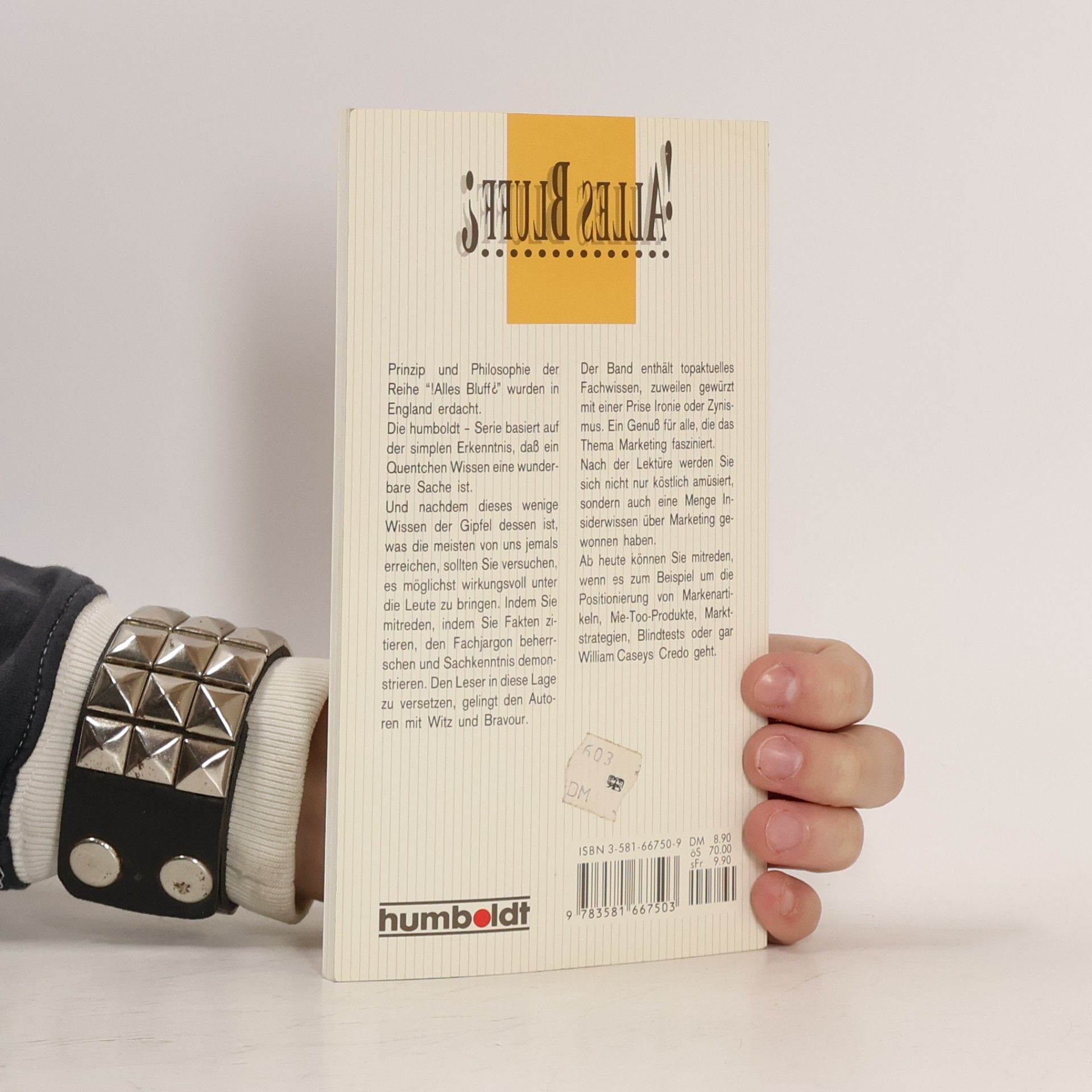 Graham Harding Alles Bluff? Mitreden beim Thema: Marketing