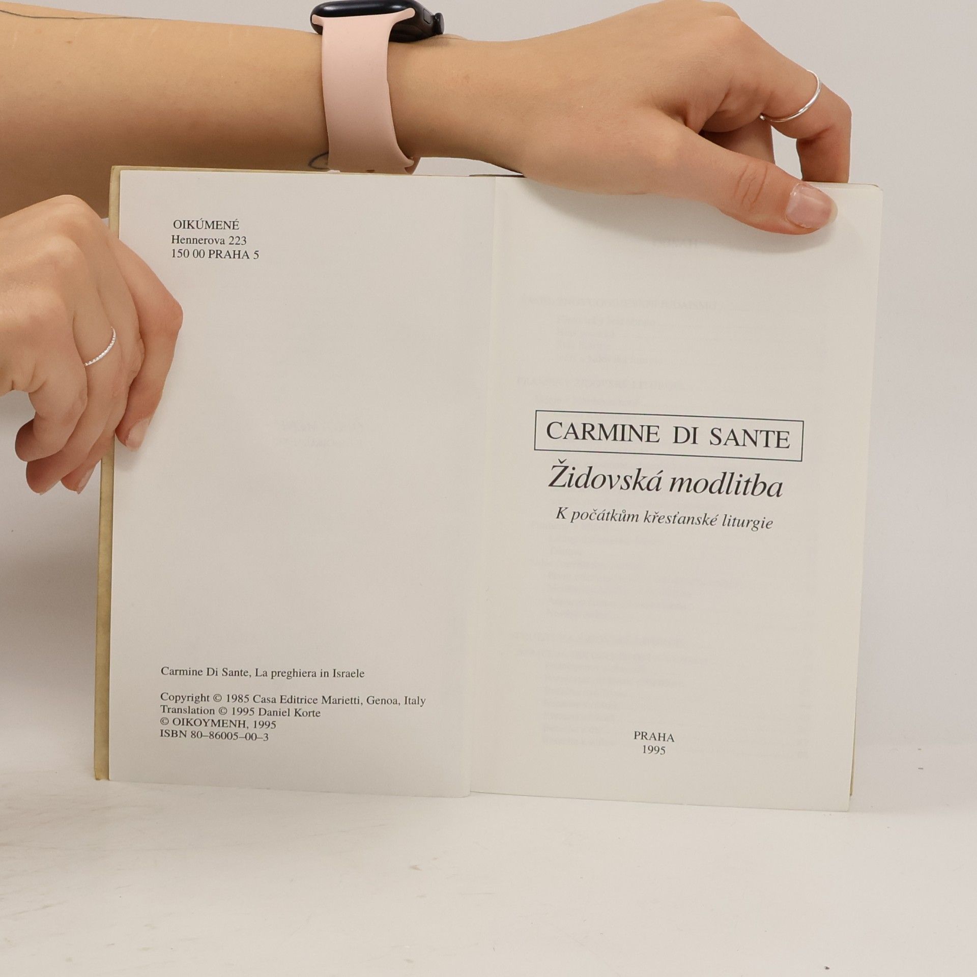 Carmine Di Sante Židovská modlitba. K počátkům křesťanské liturgie