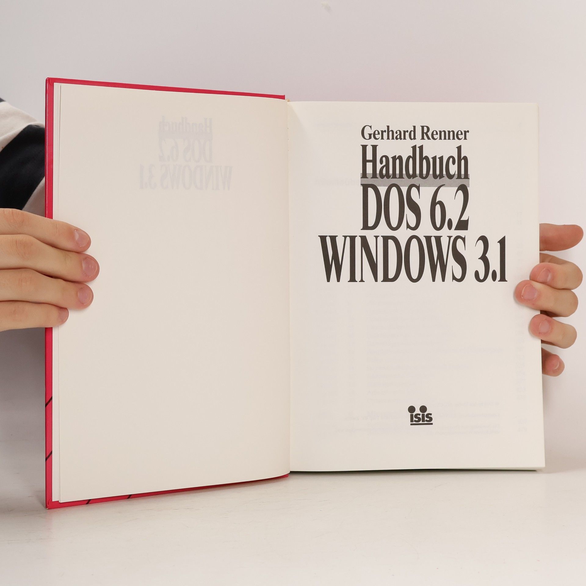 Gerhard Renner Handbuch DOS 6.2, Windows 3.1