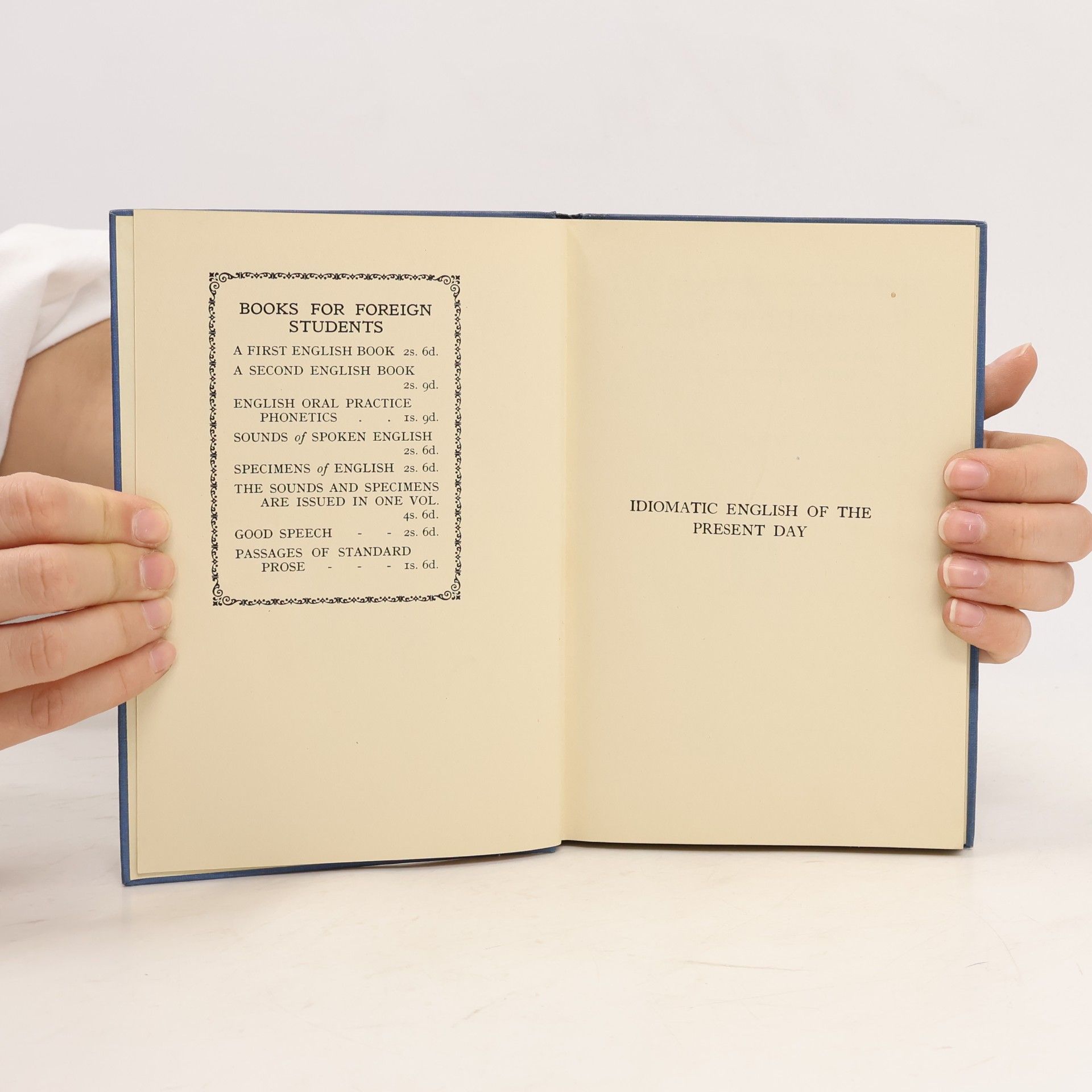 B. T. Knight Smith Idiomatic english of the present day