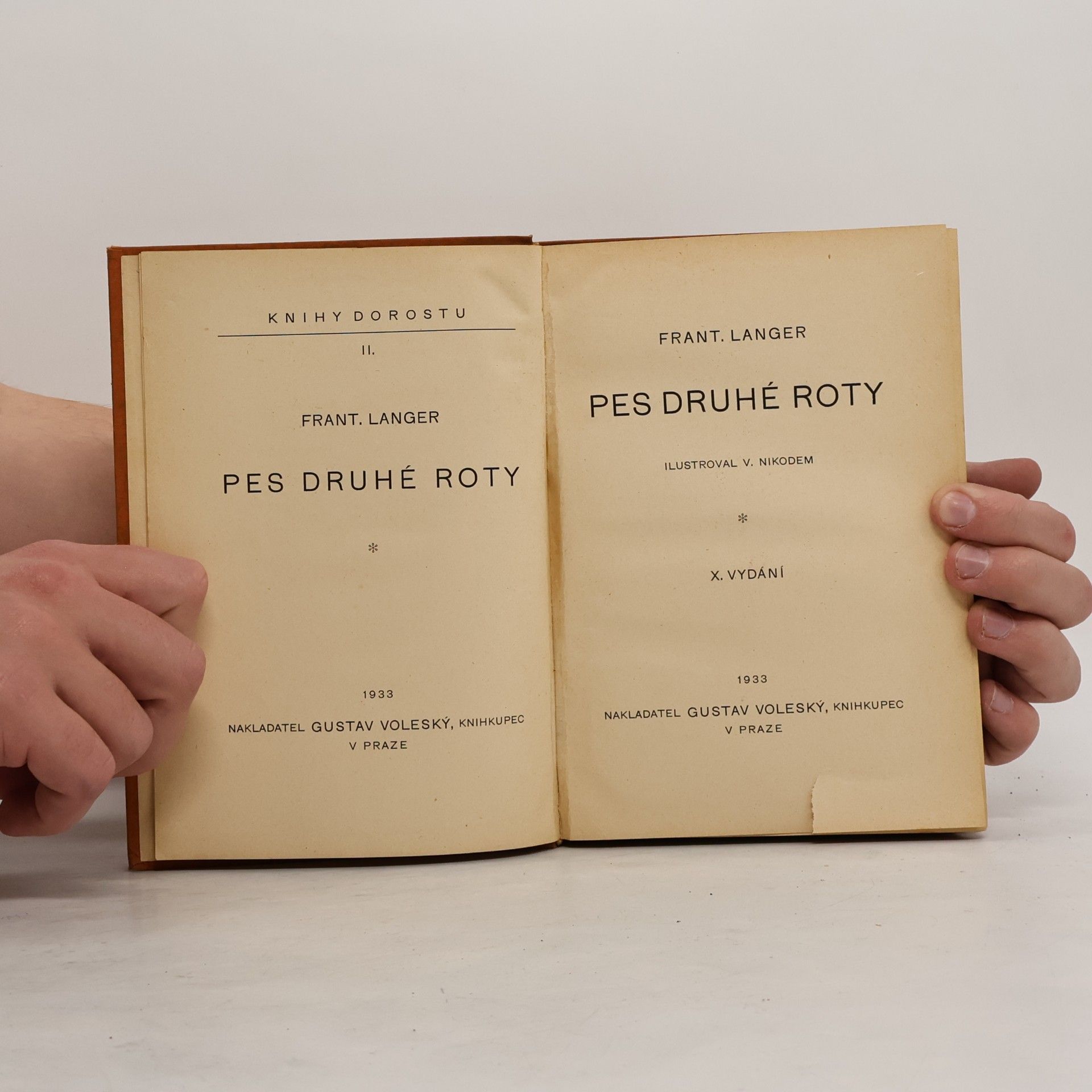 František Langer Pes druhé roty
