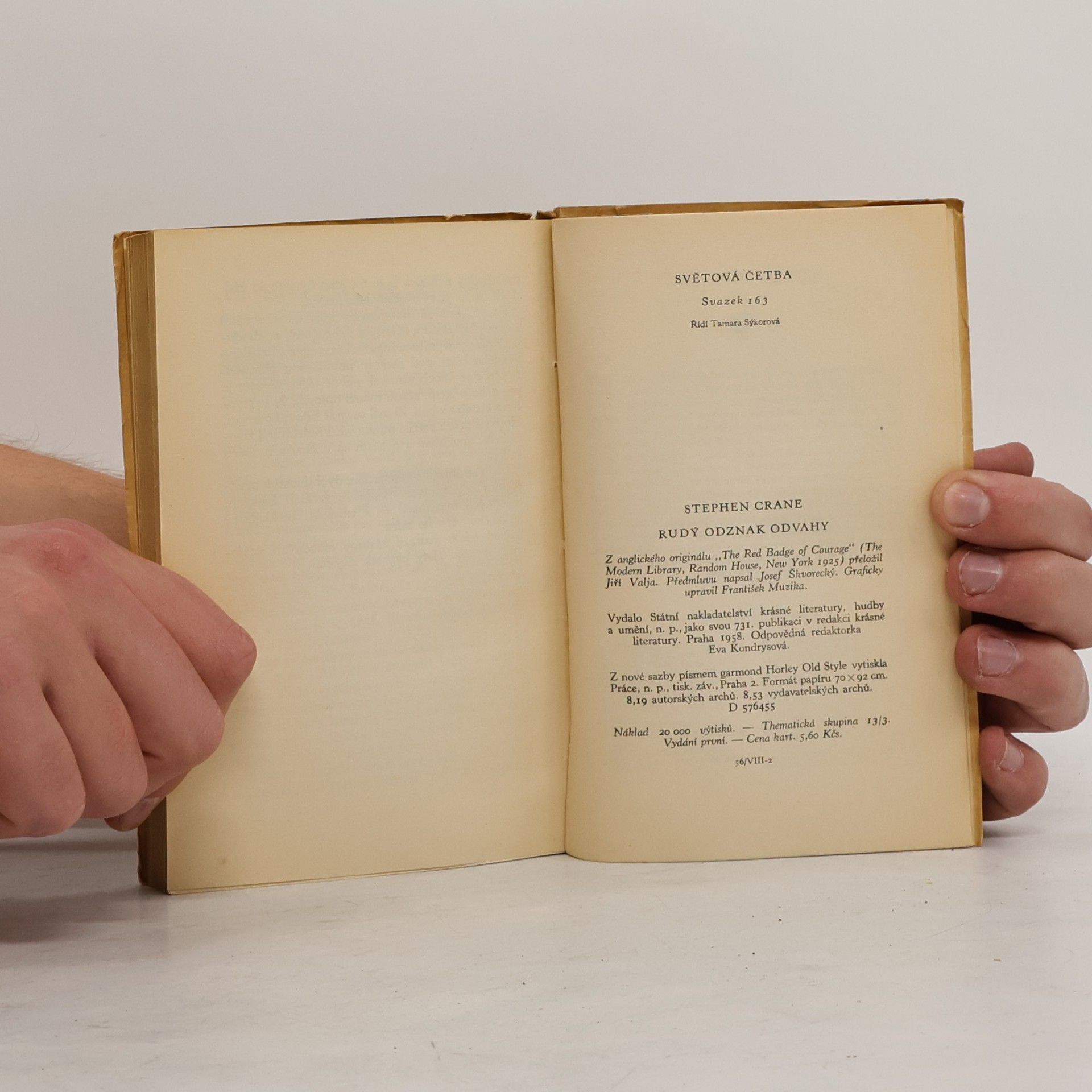 Stephen Crane Rudý odznak odvahy