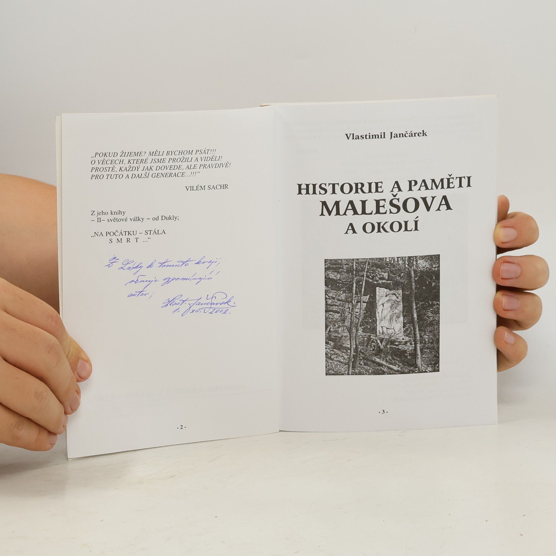 Vlastimil Jančárek Historie a paměti Malešova a okolí